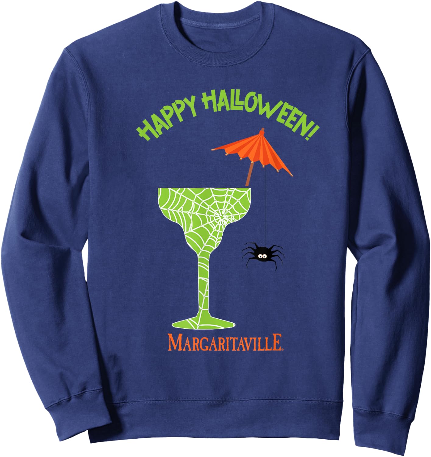 Happy Halloween Margarita Sweatshirt - Sweatshirt | Navy