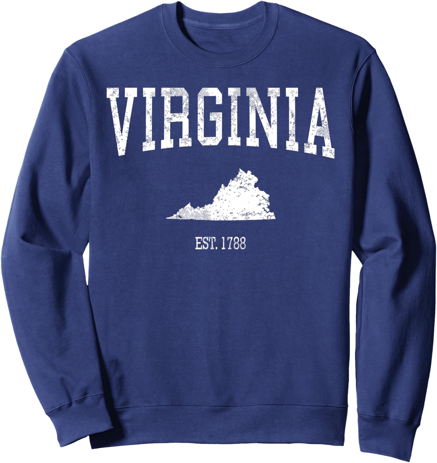 Virginia Vintage Sports Design VA Sweatshirt - Sweatshirt | Navy