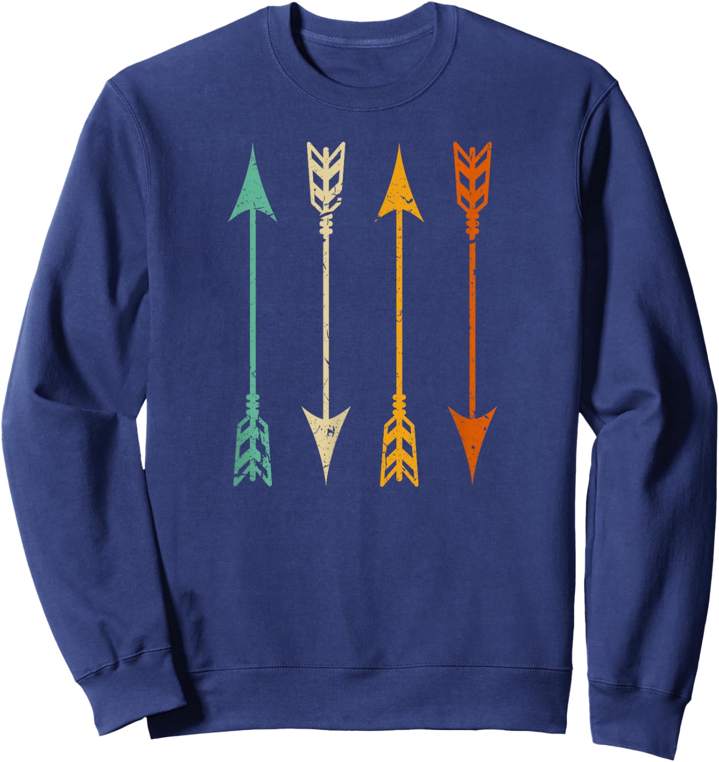 Vintage Archery Arrows for Archery Retro Sweatshirt - Sweatshirt | Navy