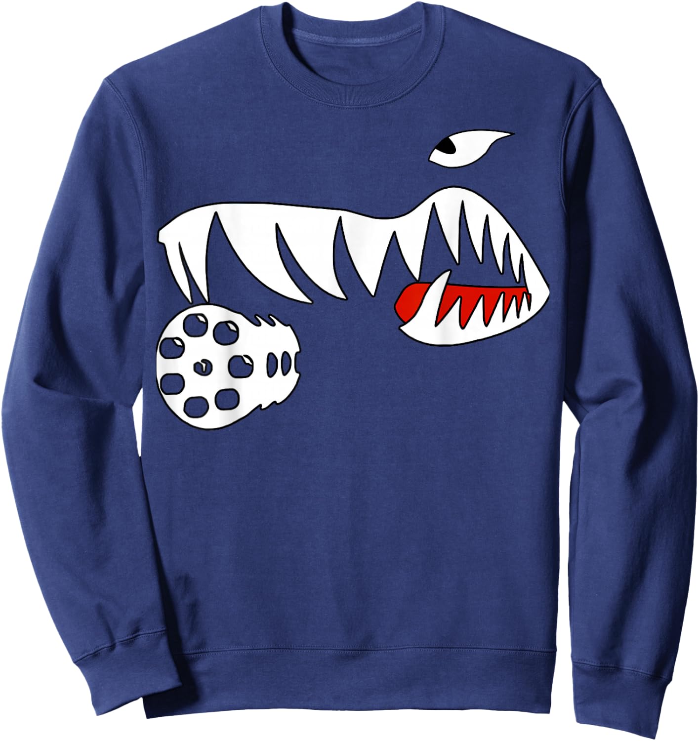A-10 Hog Warthog Fighter Jet BRRRT for USAF Pilot, Vet, Crew Sweatshirt - Sweatshirt | Navy
