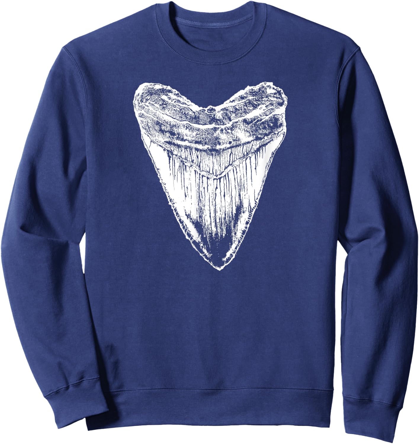 Fossil hunters Megalodon tooth Sweatshirt - Sweatshirt | Navy