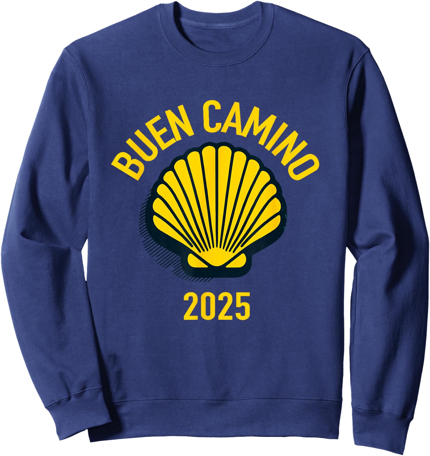 Hiking Camino De Santiago Scallop Shell 2025 Sweatshirt - Sweatshirt | Navy