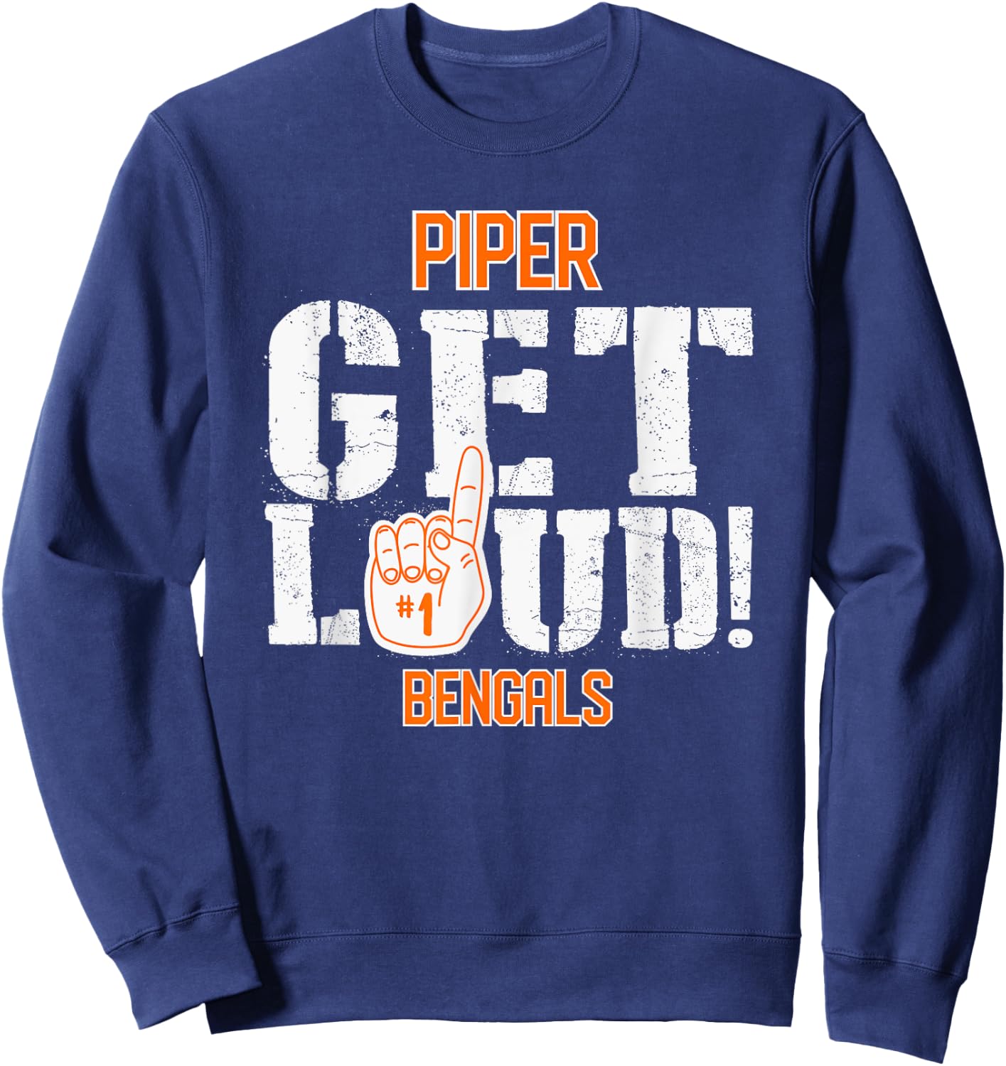 Piper High School GET LOUD Bengals Sweatshirt - Sweatshirt | Navy