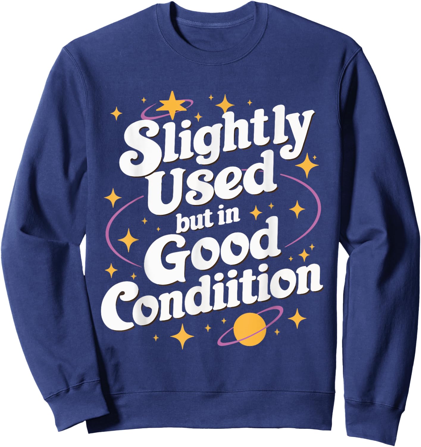 Slightly Used But In Good Condition Sweatshirt - Sweatshirt | Navy