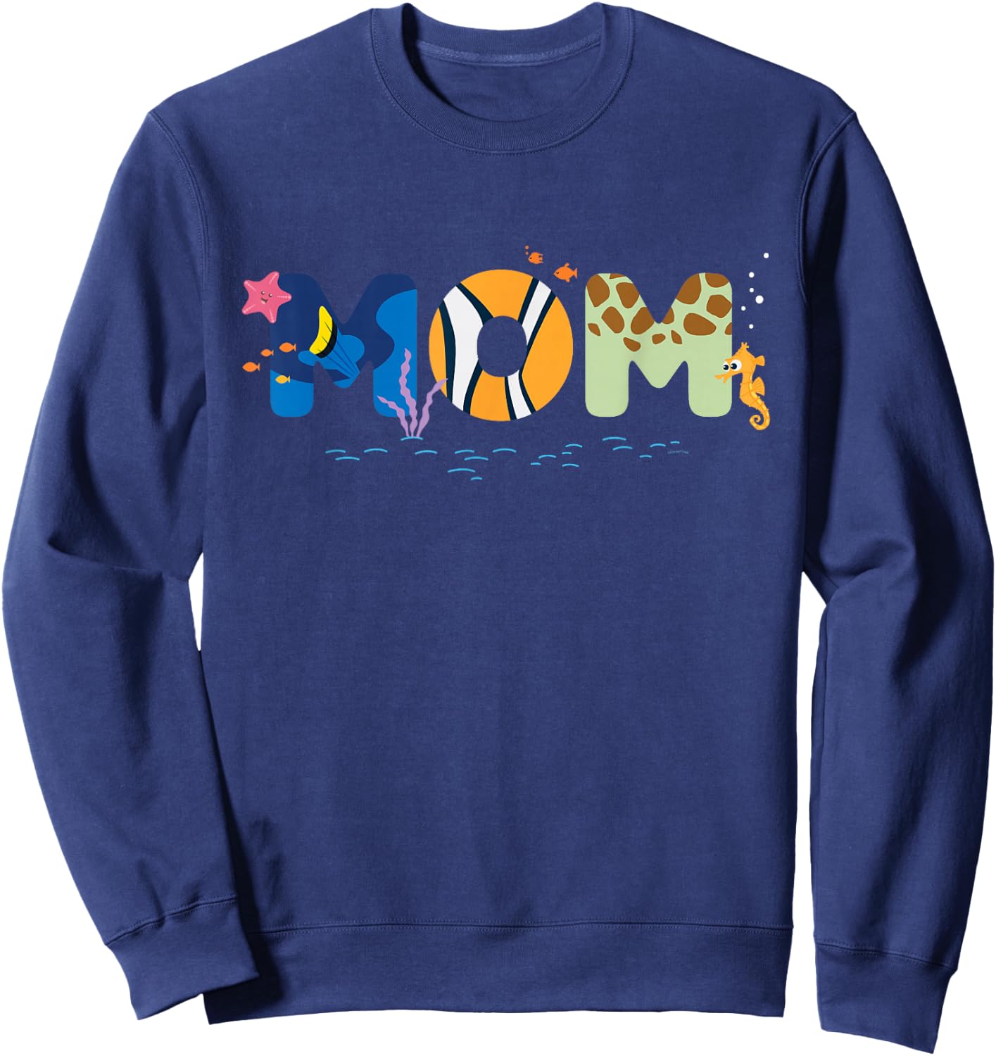 Disney and Pixar’s Finding Nemo Mom Mother’s Day Birthday Sweatshirt - Sweatshirt | Navy