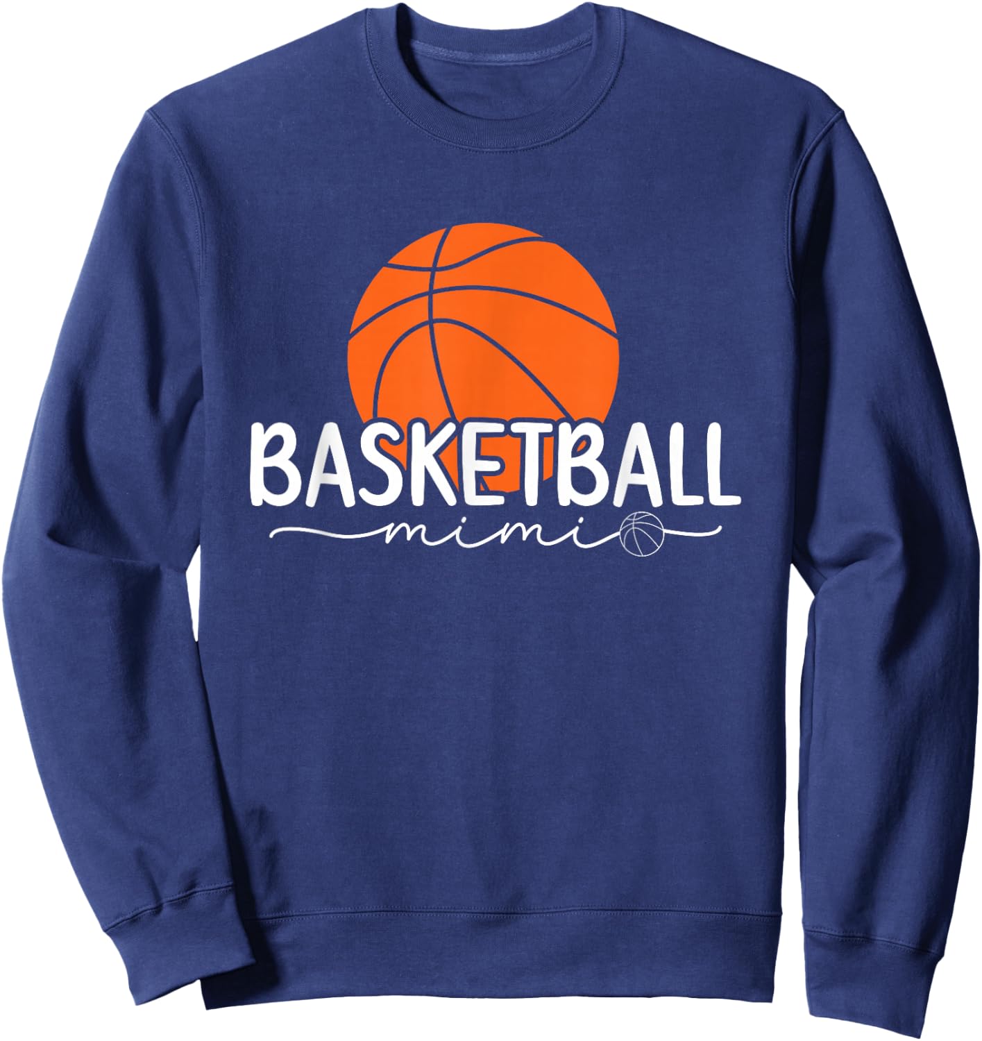 Basketball Mimi Proud Basketball Player Mimi Grandma Sweatshirt - Sweatshirt | Navy