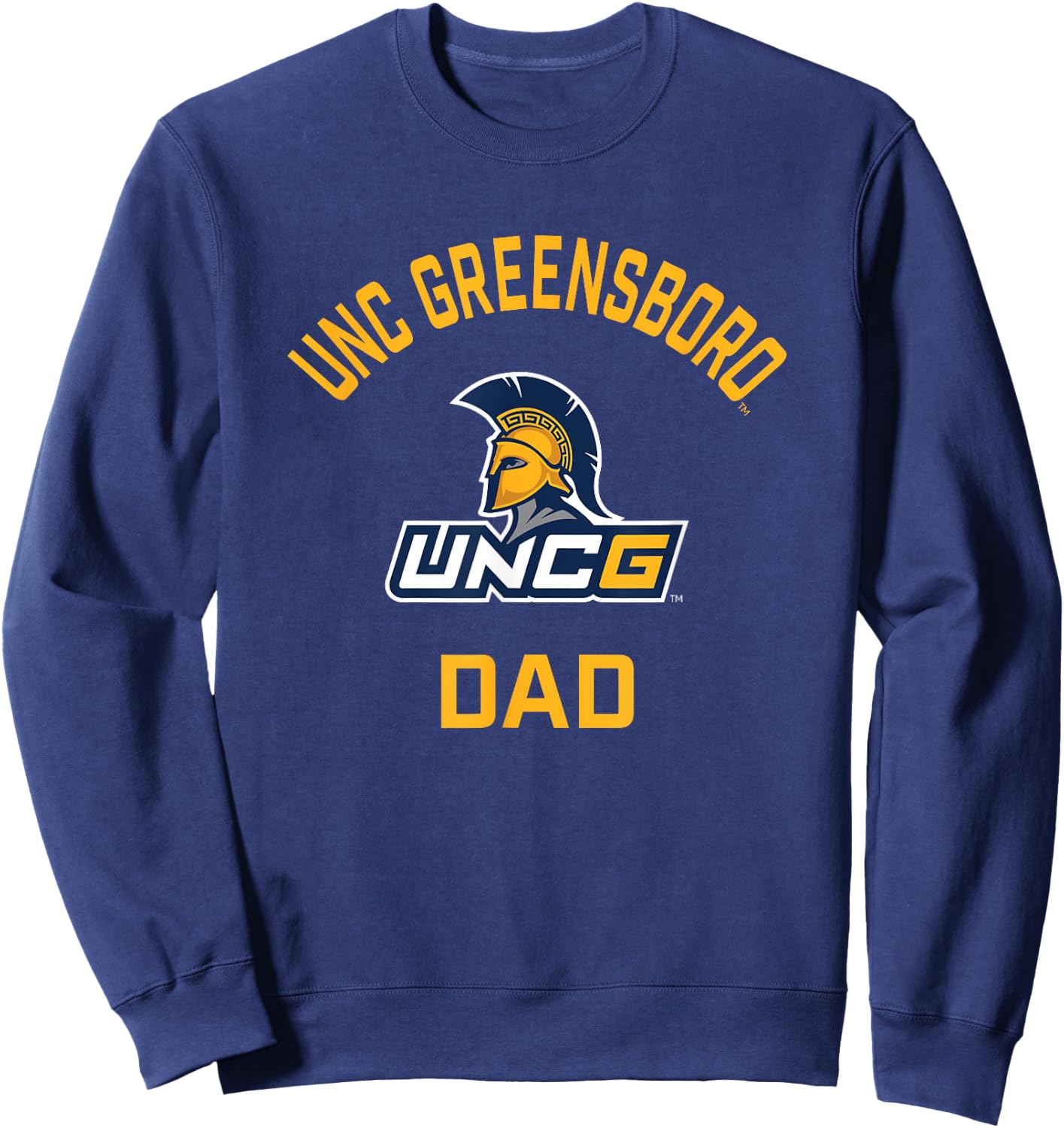 UNC Greensboro UNCG Spartans Arched Dad Sweatshirt - Sweatshirt | Navy