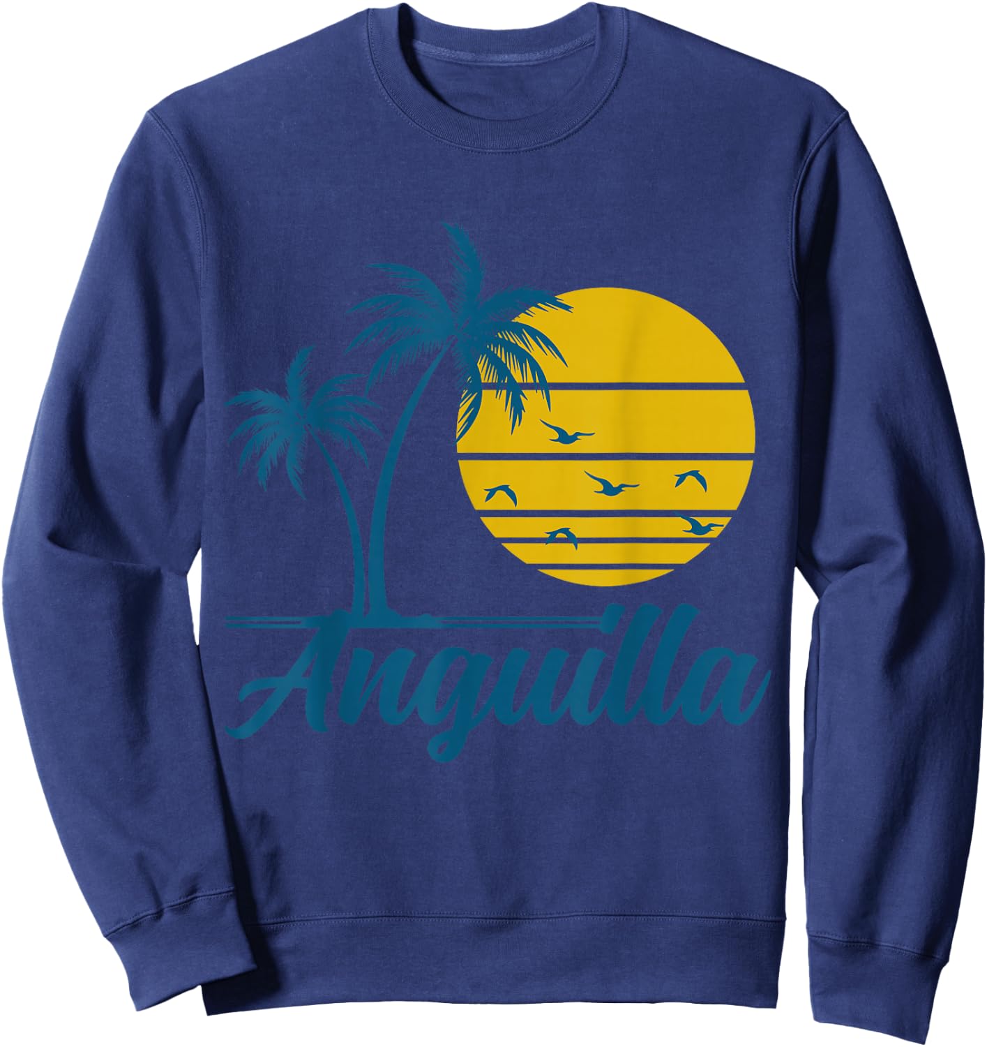 Anguilla Island Caribbean Souvenir Sweatshirt - Sweatshirt | Navy