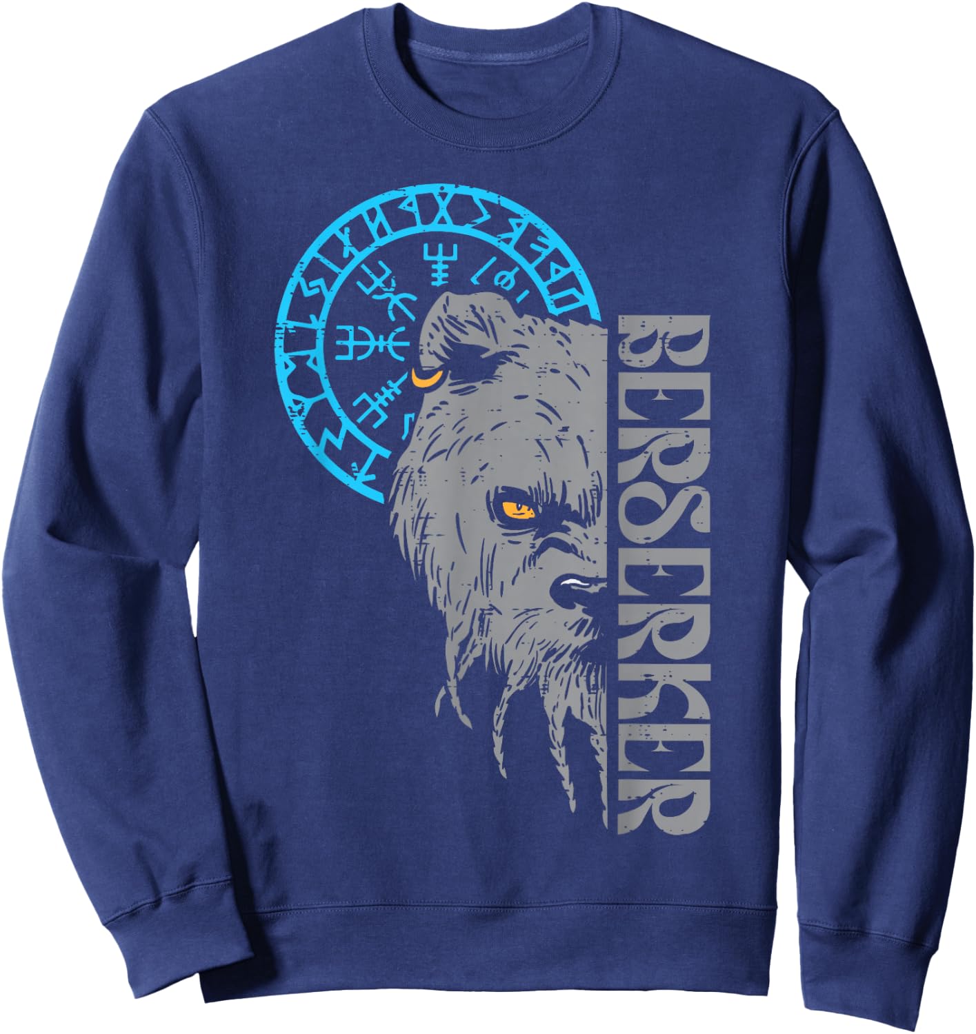 Viking Bear Berserker Norse Mythology Men Boys Kids Women Sweatshirt - Sweatshirt | Navy