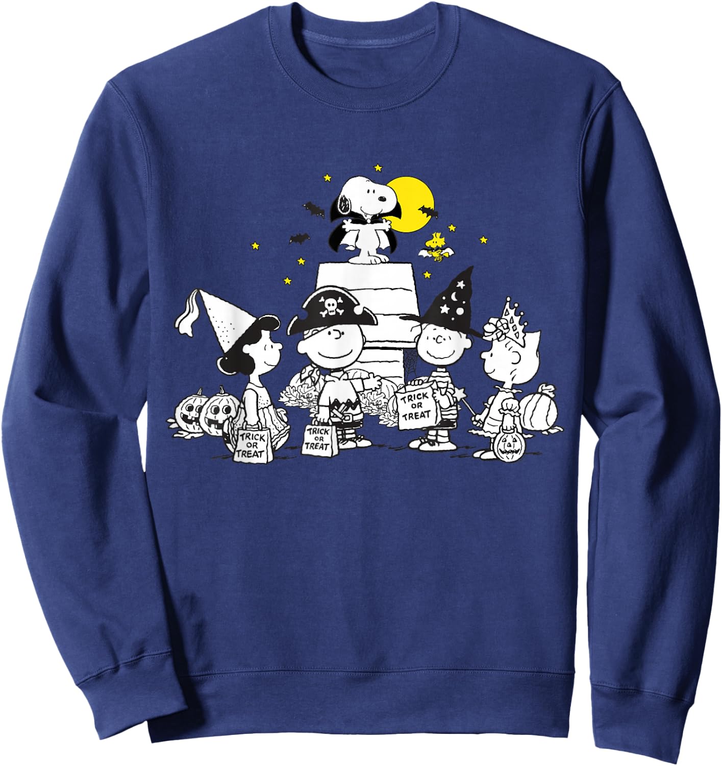 Peanuts Halloween Group Sweatshirt - Sweatshirt | Navy