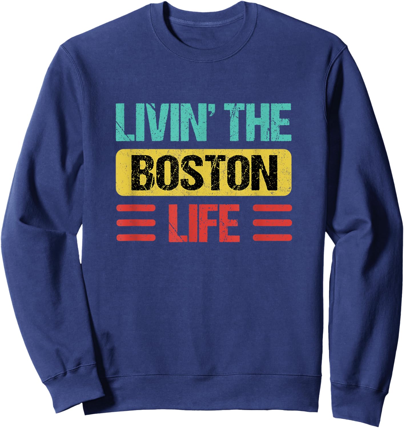 Boston Sweatshirt - Sweatshirt | Navy