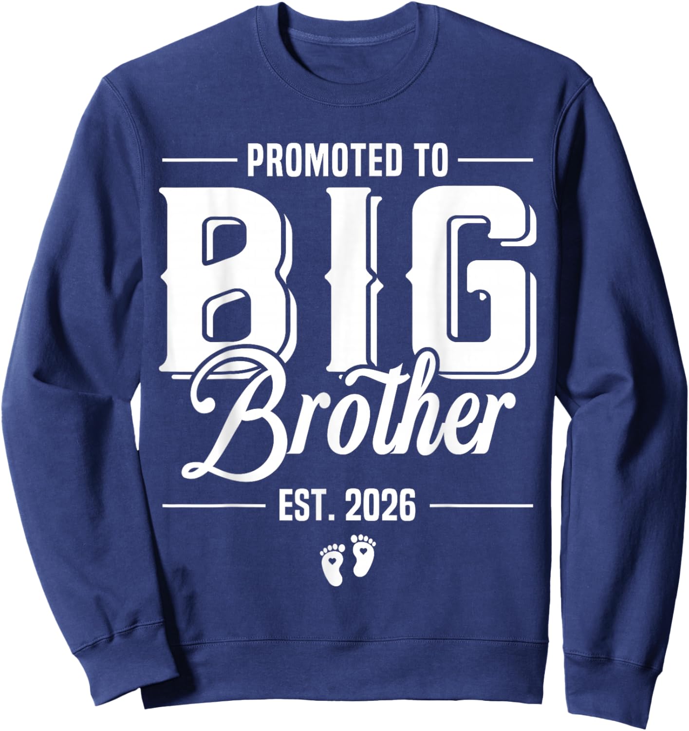 Big Brother 2026 Finally Promoted To Big Brother 2026 Sweatshirt - Sweatshirt | Navy