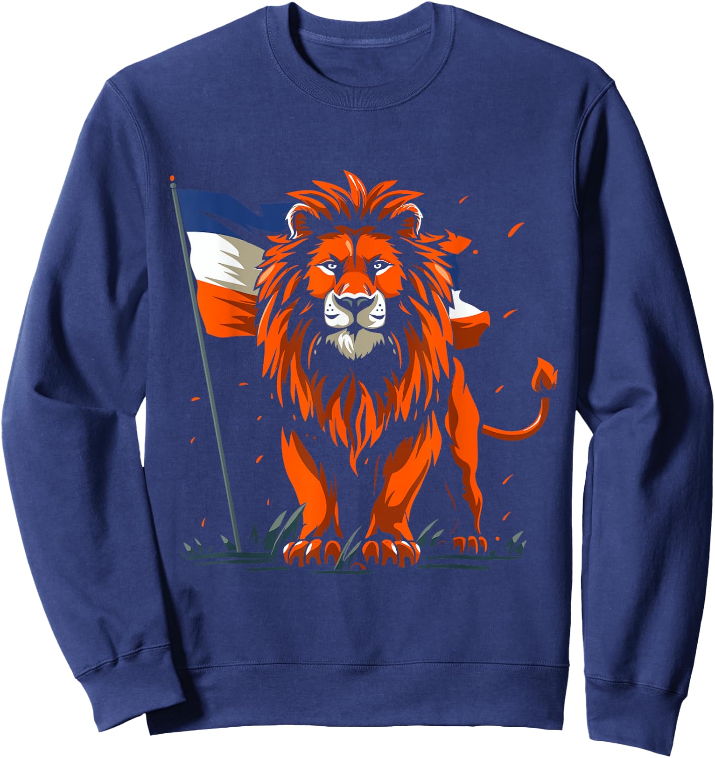 Nederland Pride Flag Netherlands Lion Holland Dutch Sweatshirt - Sweatshirt | Navy