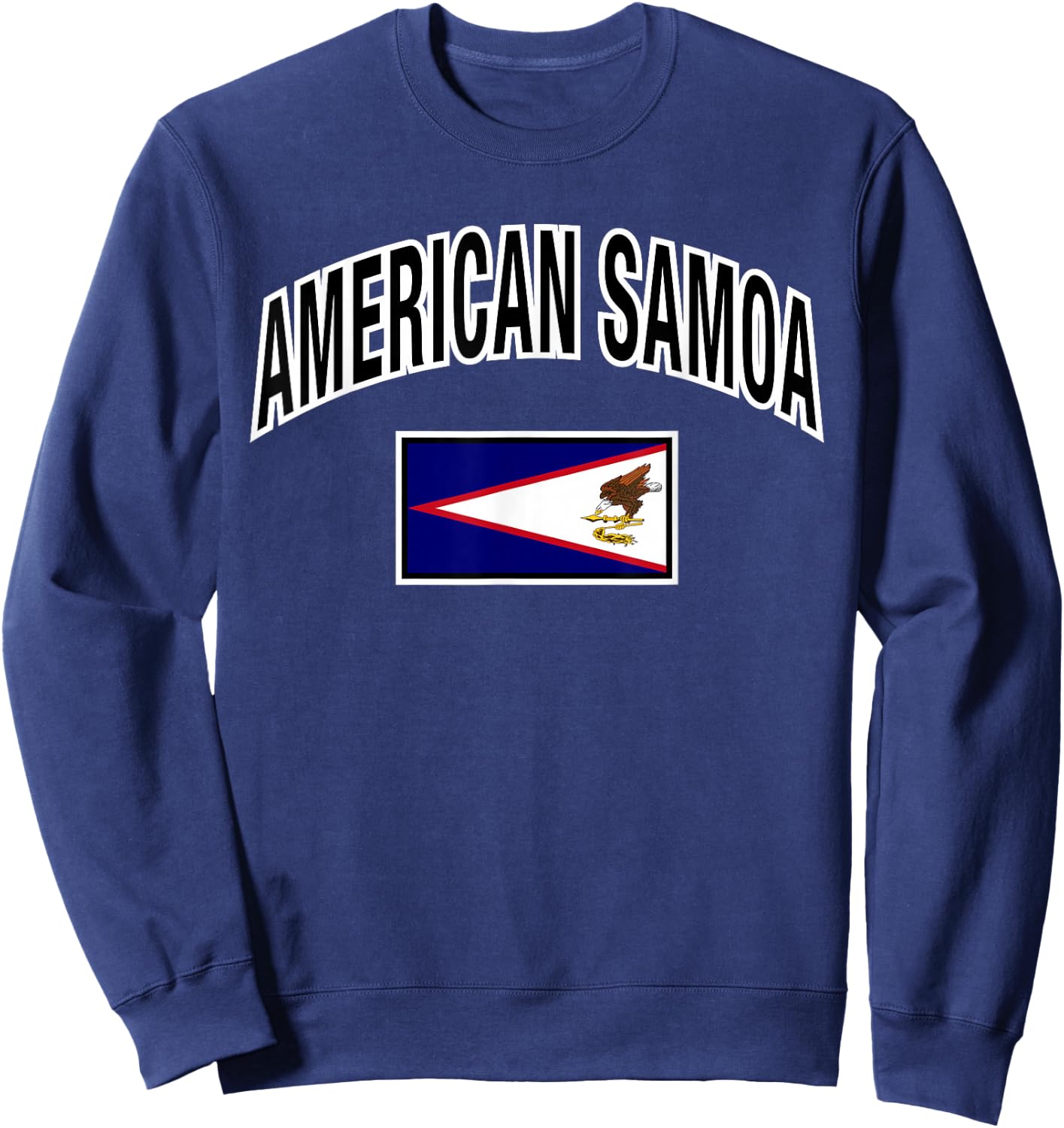 American Samoa Flag Proud American Samoan Sweatshirt - Sweatshirt | Navy