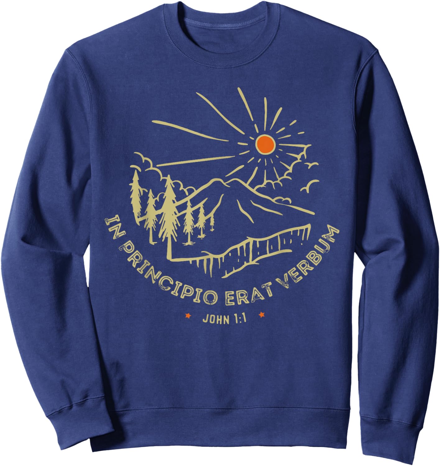 In Principio Erat Verbum, John 1:1, Classical Conversations Sweatshirt - Sweatshirt | Navy