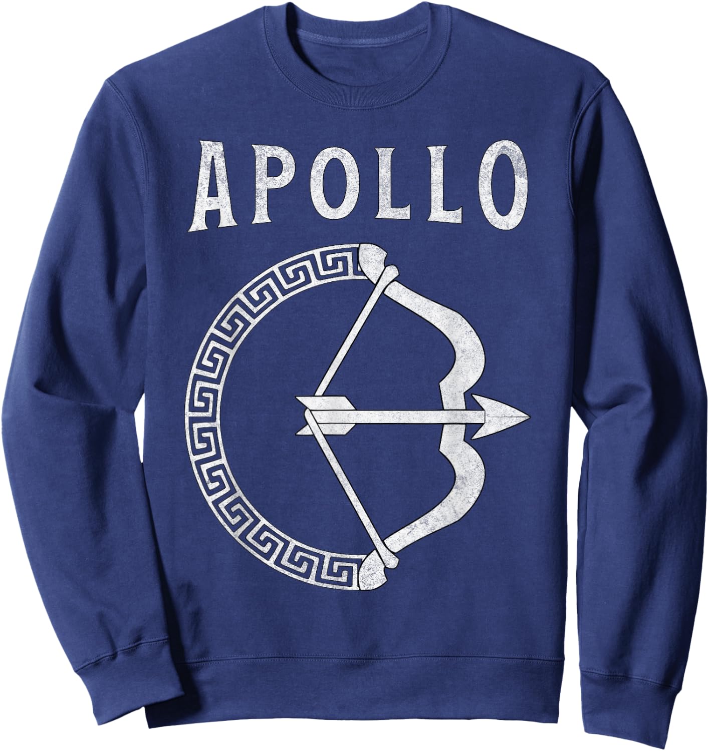 Apollo Ancient Greek God Bow of Apollo Sweatshirt - Sweatshirt | Navy