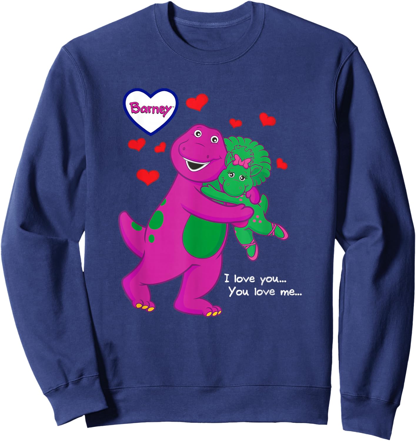 Barney - I Love You…You Love Me… Sweatshirt - Sweatshirt | Navy
