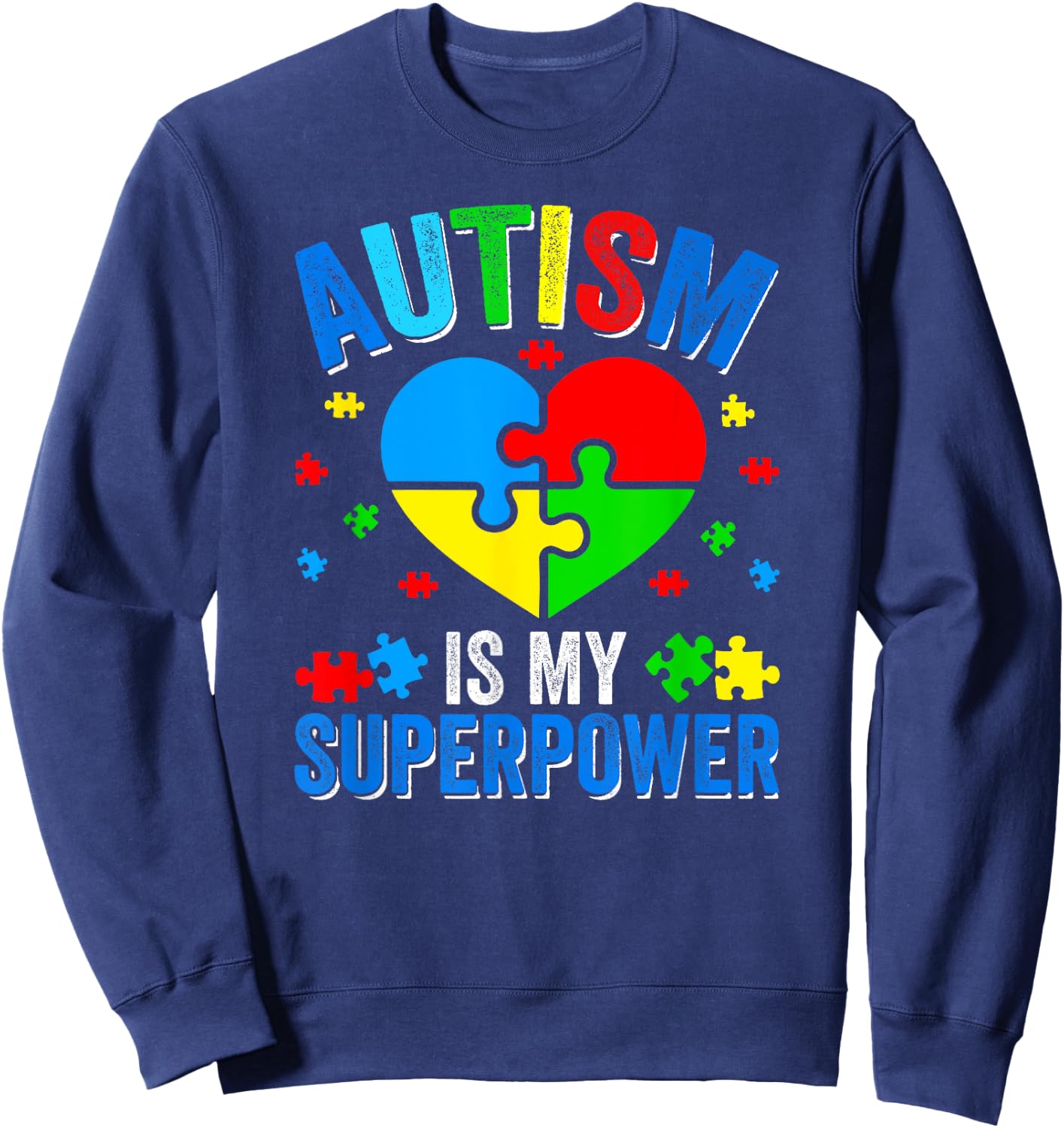 Autism Awareness Sweatshirt - Sweatshirt | Navy
