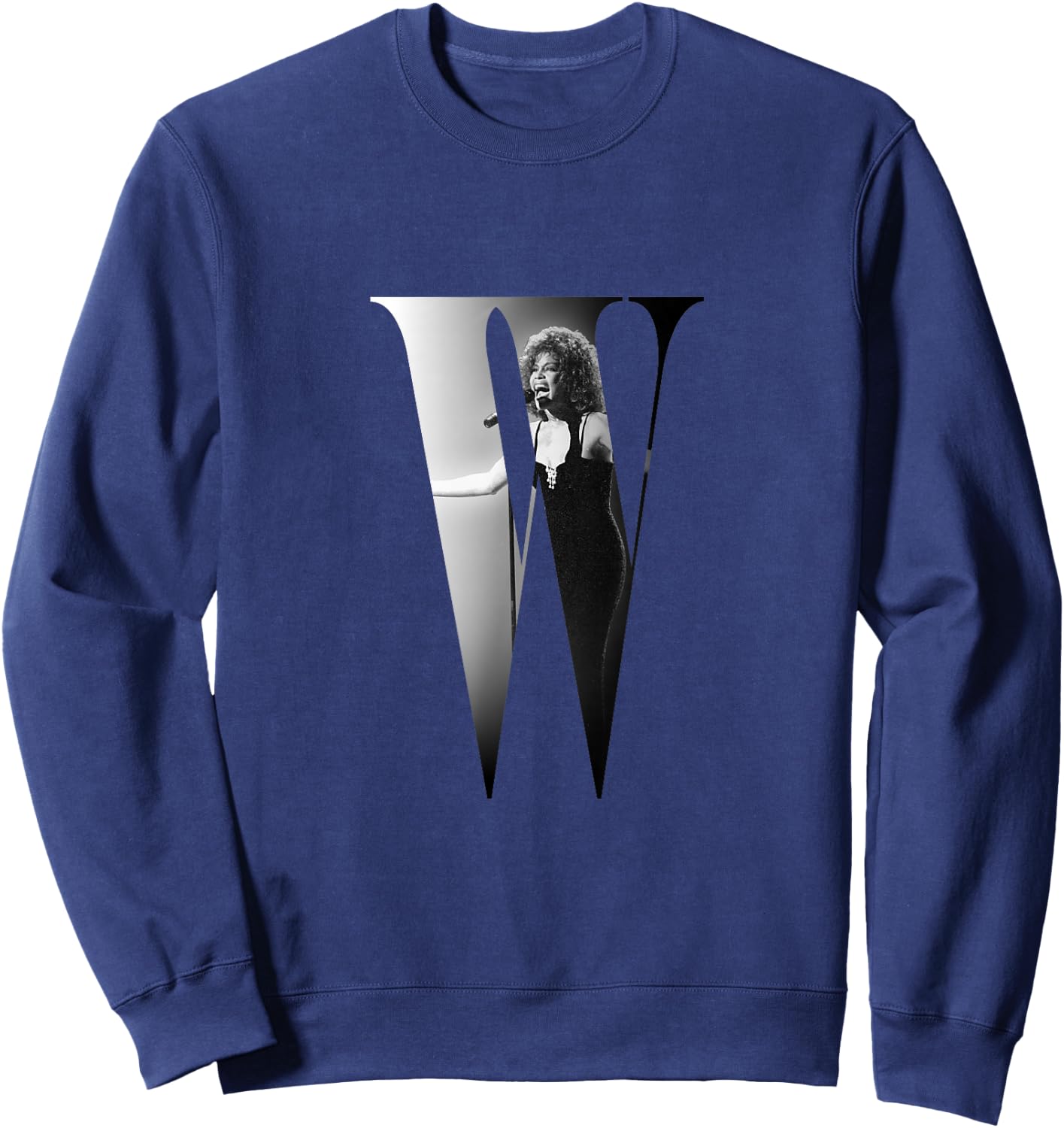 Whitney Houston_001 Sweatshirt - Sweatshirt | Navy