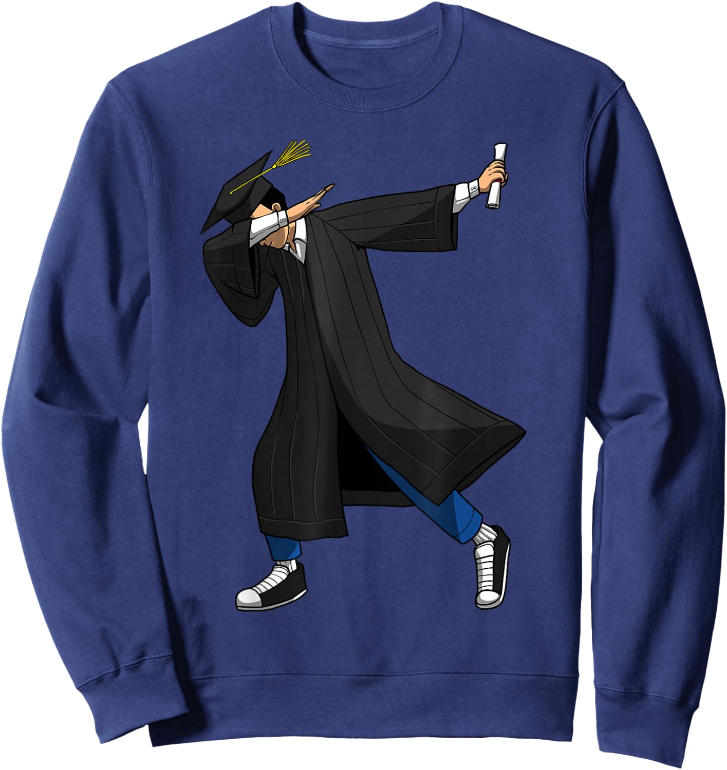 Graduation Art Women PhD MBA Bachelor Grad Graduate Sweatshirt - Sweatshirt | Navy