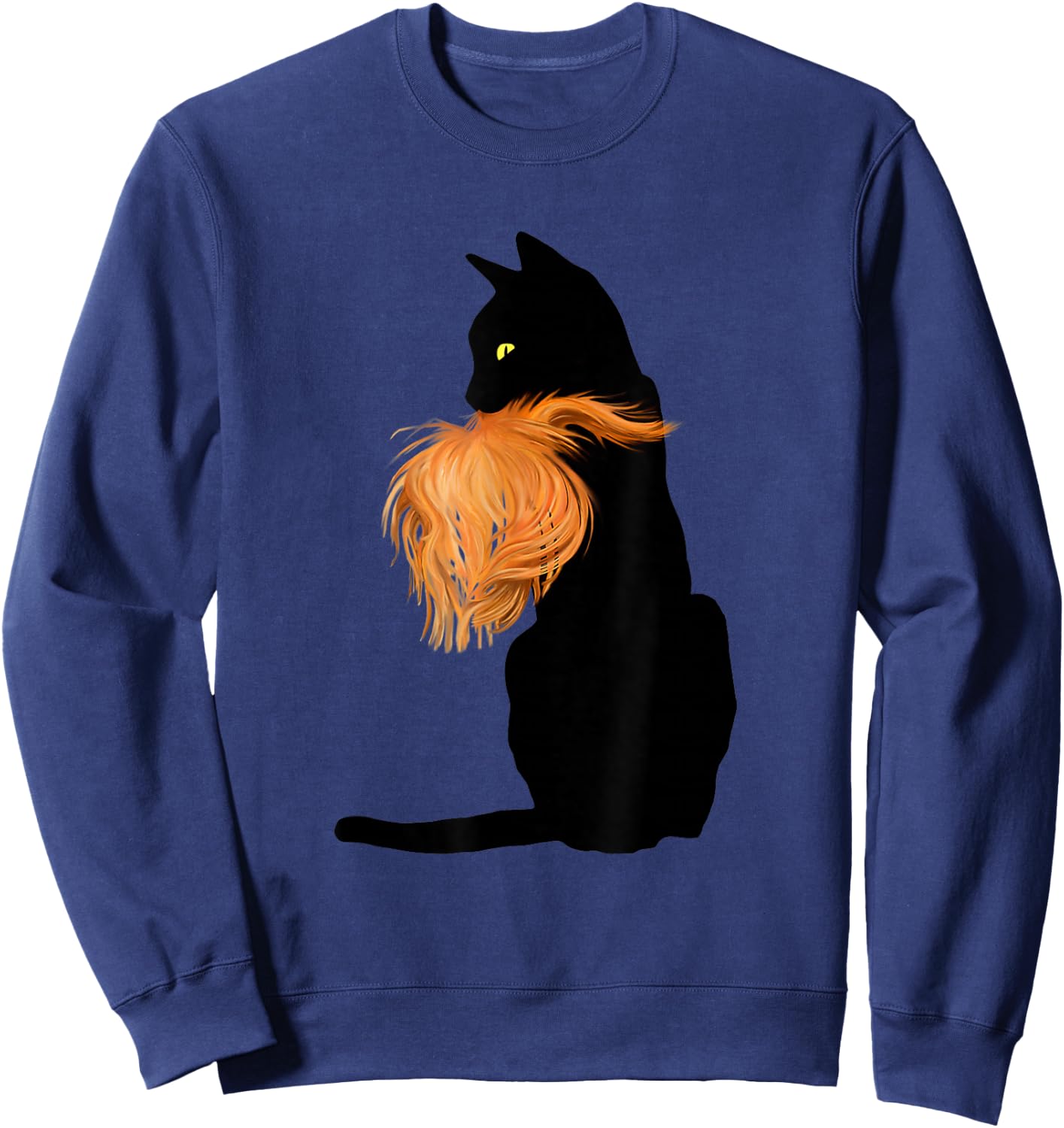 Cat Ladies for Kamala, Funny, cat, Trump Hair, Women's Sweatshirt - Sweatshirt | Navy
