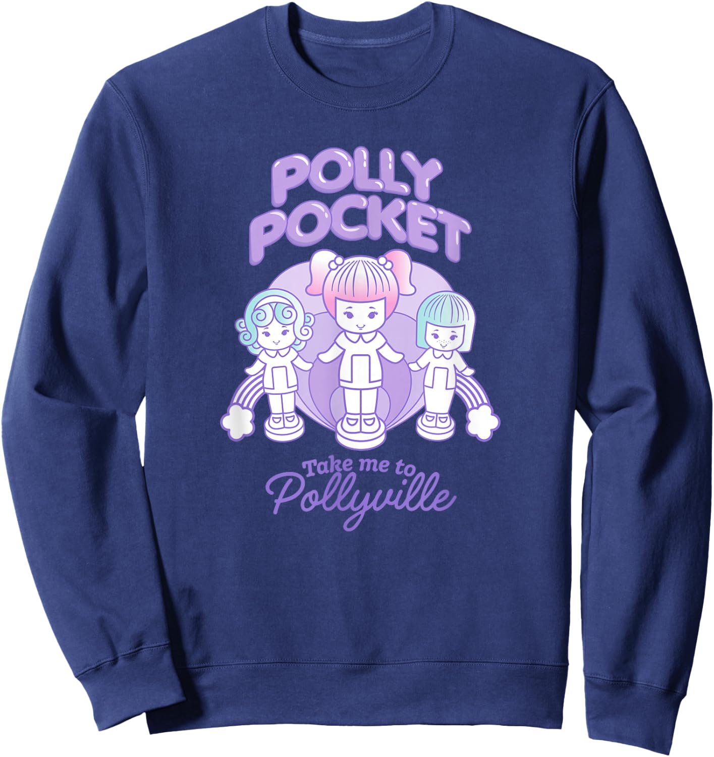 Polly Pocket - Take Me to Pollyville Sweatshirt - Sweatshirt | Navy