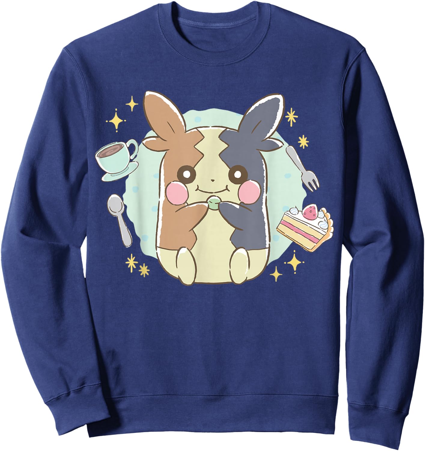 Pokémon - Snuffuzz Cafe Coffee Cake Sweatshirt - Sweatshirt | Navy