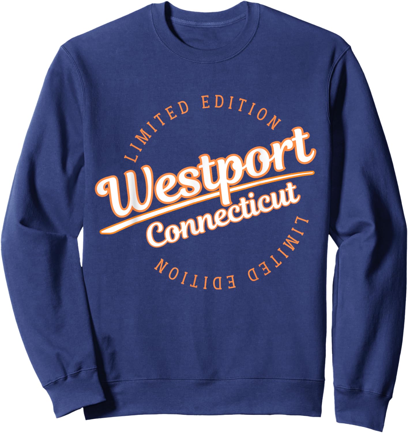 Retro Athletic Westport CT Apparel Sweatshirt - Sweatshirt | Navy