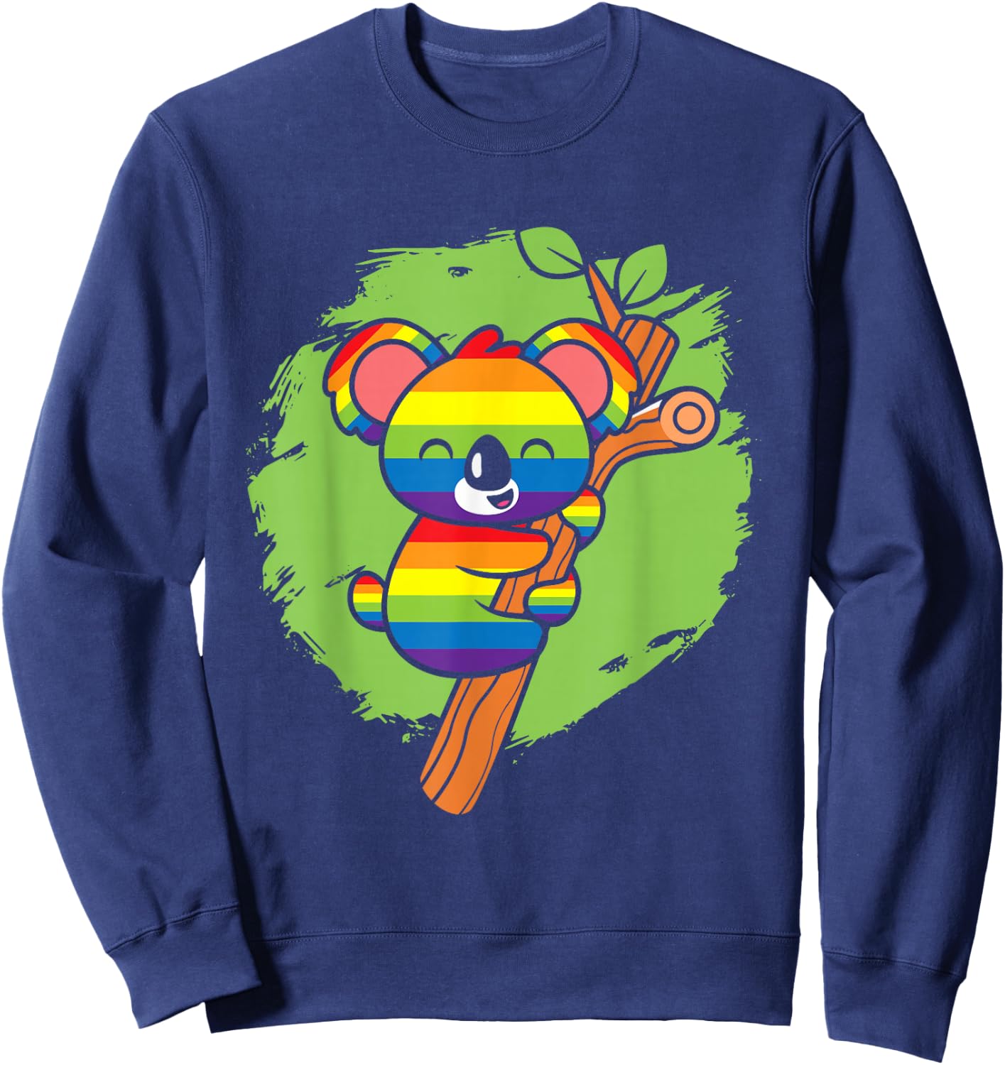 Queer Koala Adult Pride Party Lesbian Gay Ally CSD LGBTQ+ Sweatshirt - Sweatshirt | Navy