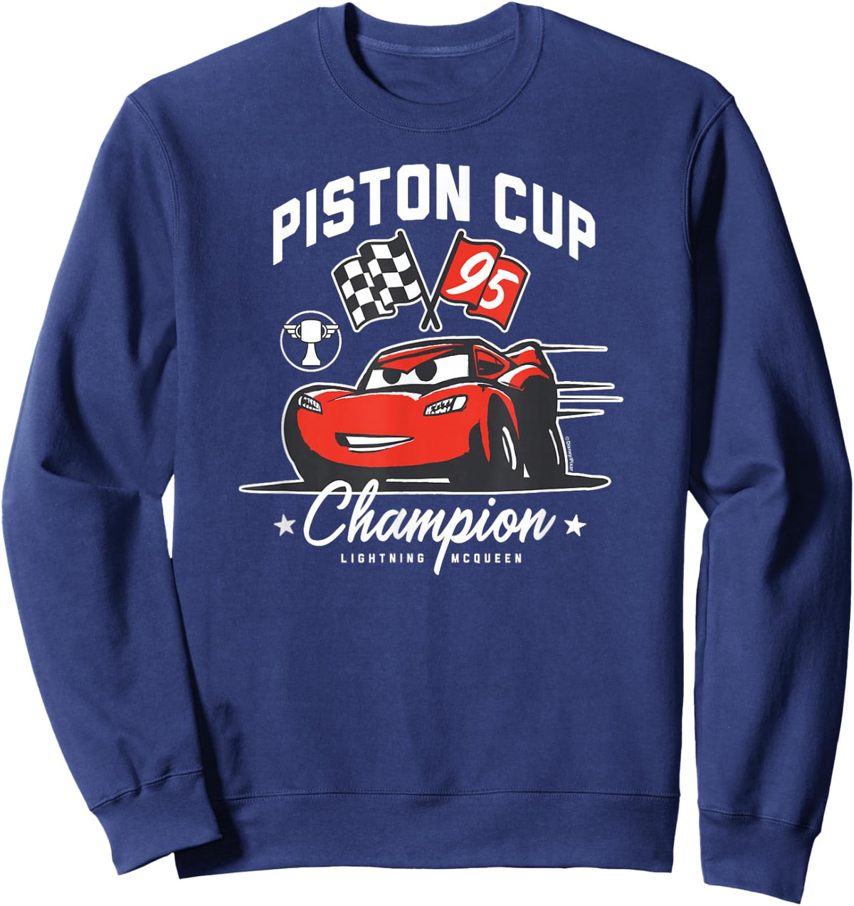 Cars - Piston Cup Champion McQueen Sweatshirt - Sweatshirt | Navy