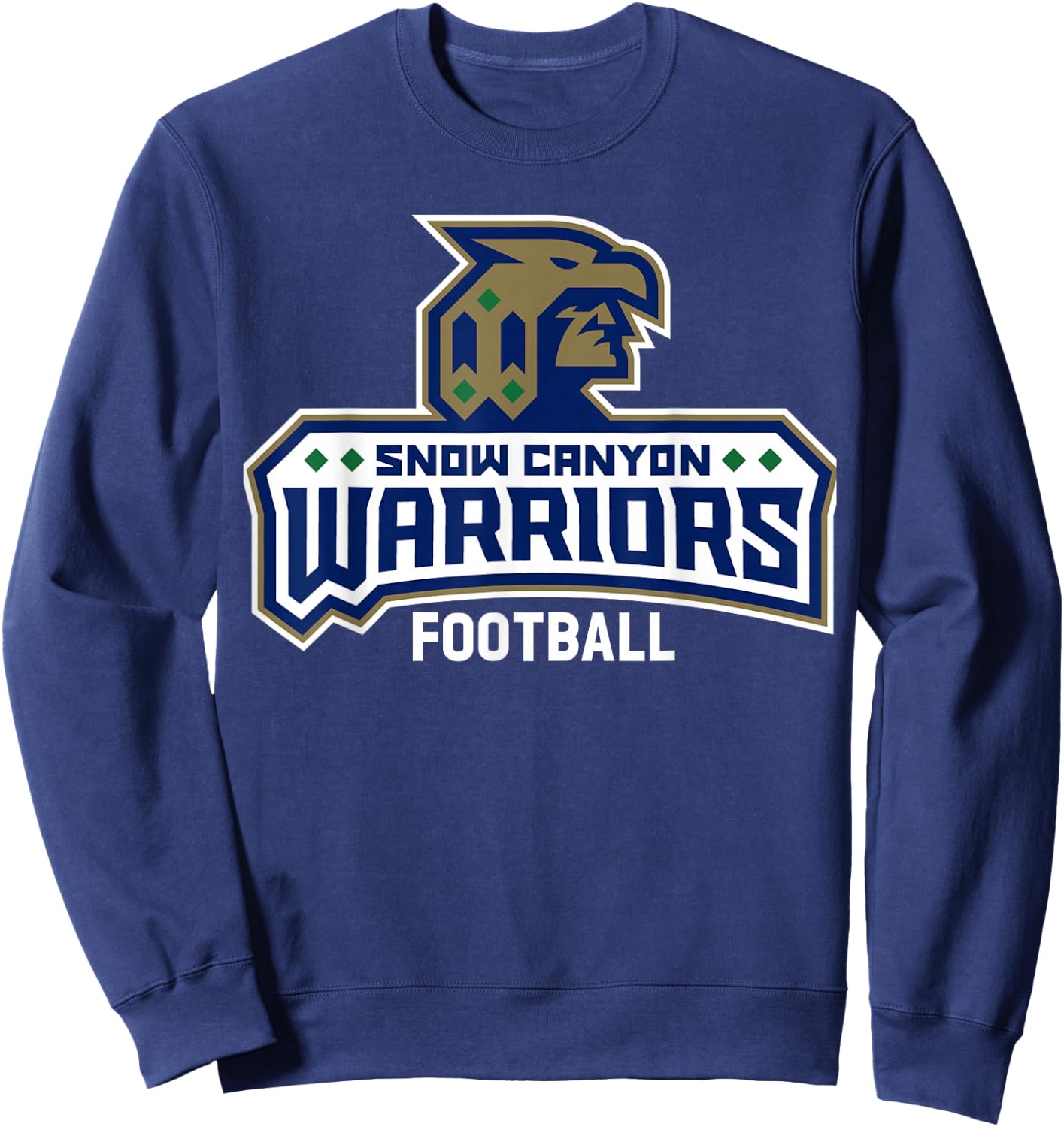 Snow Canyon High School Warriors Football Sweatshirt - Sweatshirt | Navy