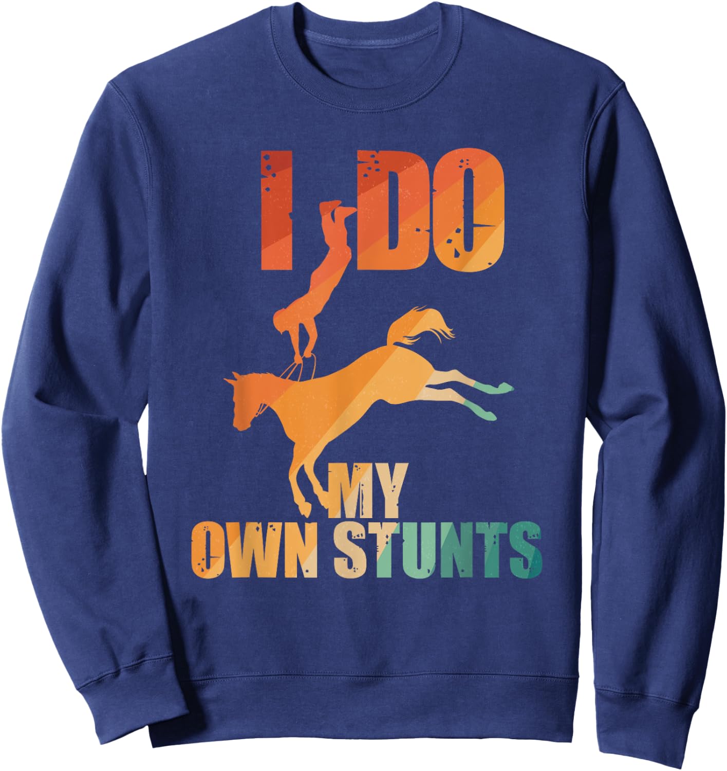 Best Horse Riding Art Women Horse Riding Lover Sweatshirt - Sweatshirt | Navy
