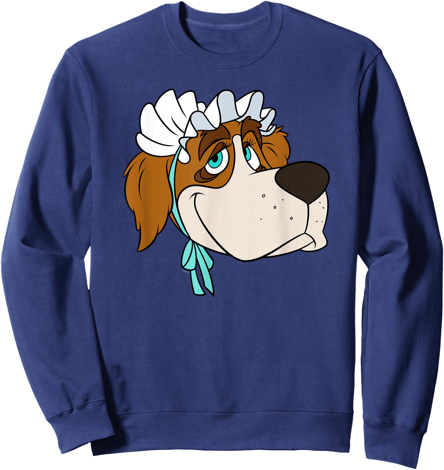 Disney Peter Pan Nana St. Bernard Dog Big Face Costume Sweatshirt - Sweatshirt | Navy