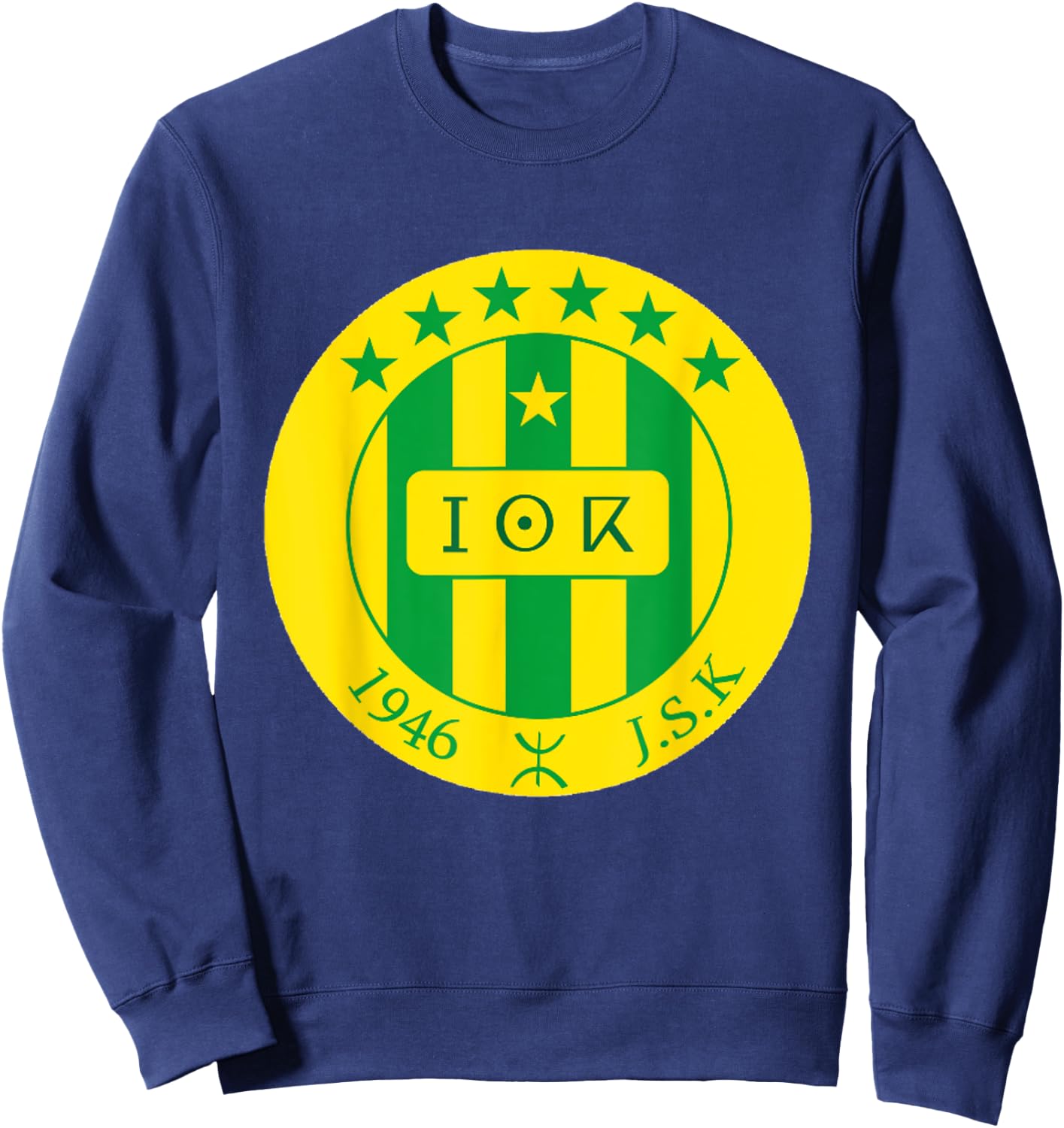 Jsk Soccer Team Amazigh Berber Sport Sweatshirt - Sweatshirt | Navy
