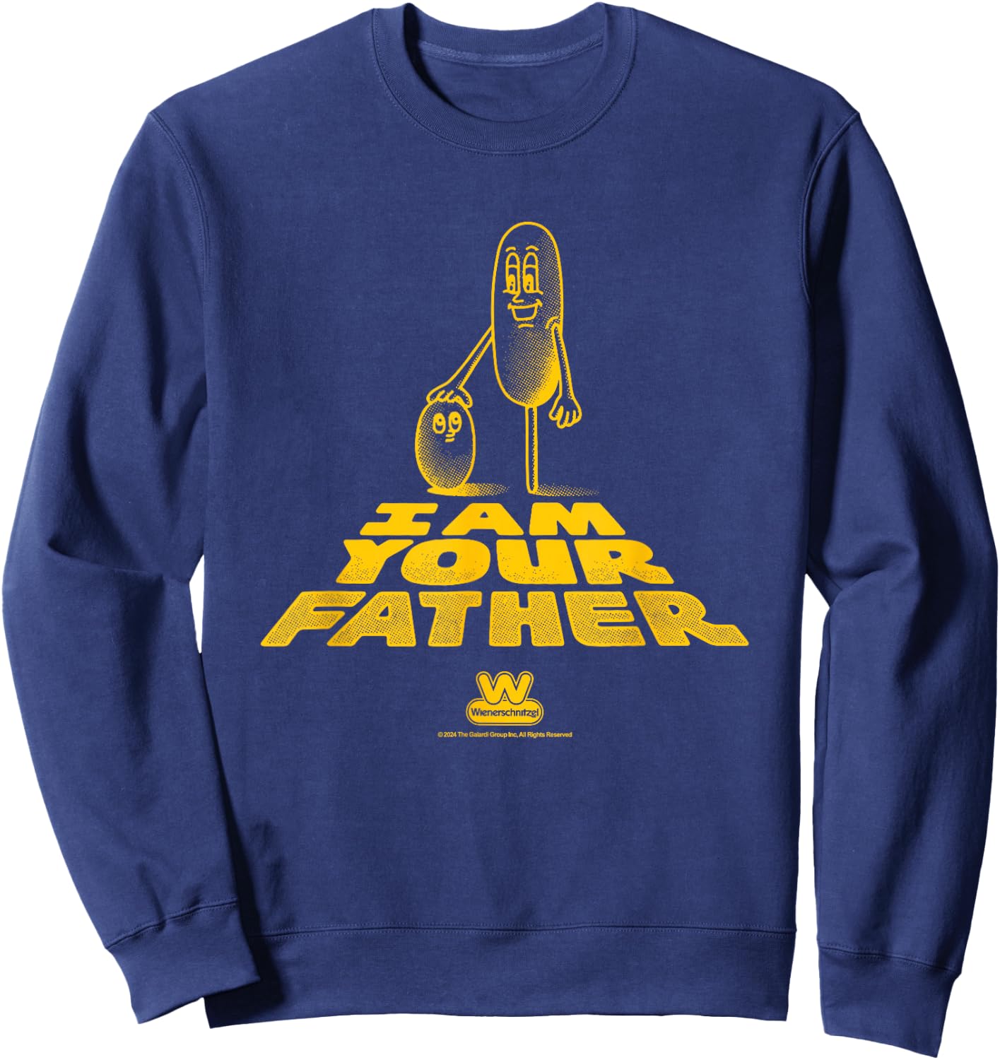 Wienerschnitzel Father's Day I Am Your Father Corndogs Sweatshirt - Sweatshirt | Navy