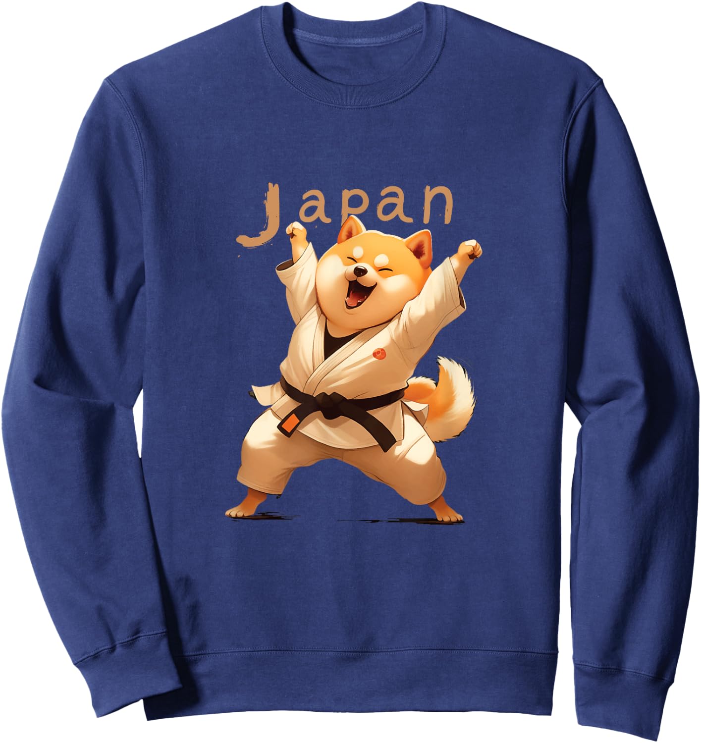 Japanese Judo Shiba Inu - Japan Souvenir Sweatshirt - Sweatshirt | Navy