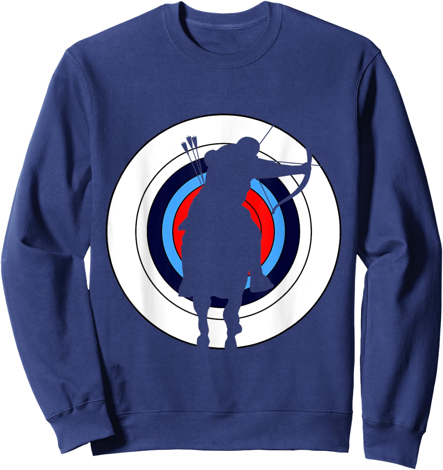 Mounted Archer Archery Target Men Women Sweatshirt - Sweatshirt | Navy