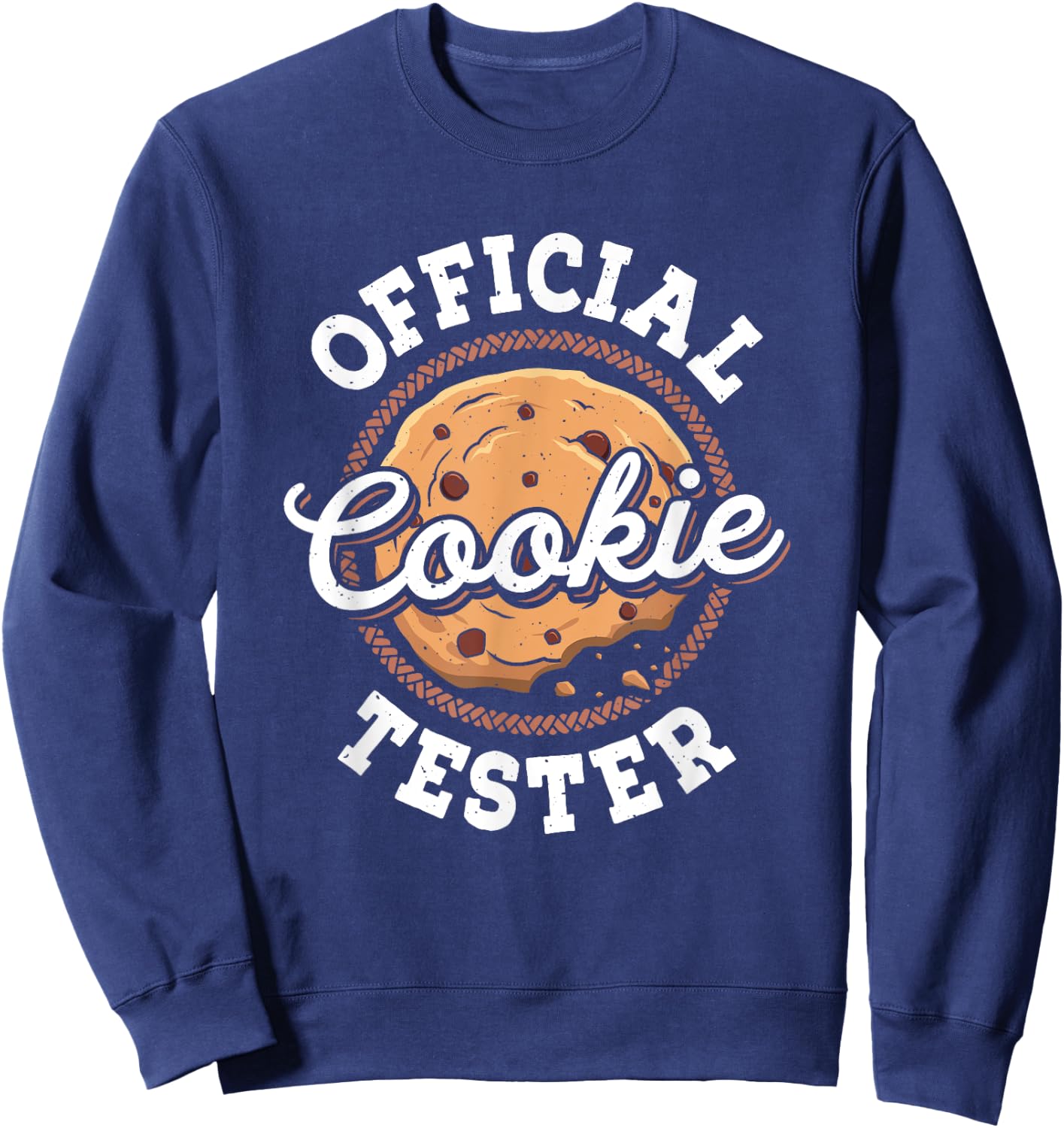 Official Cookie Tester - Pastry Baking Cookie Baker Sweatshirt - Sweatshirt | Navy
