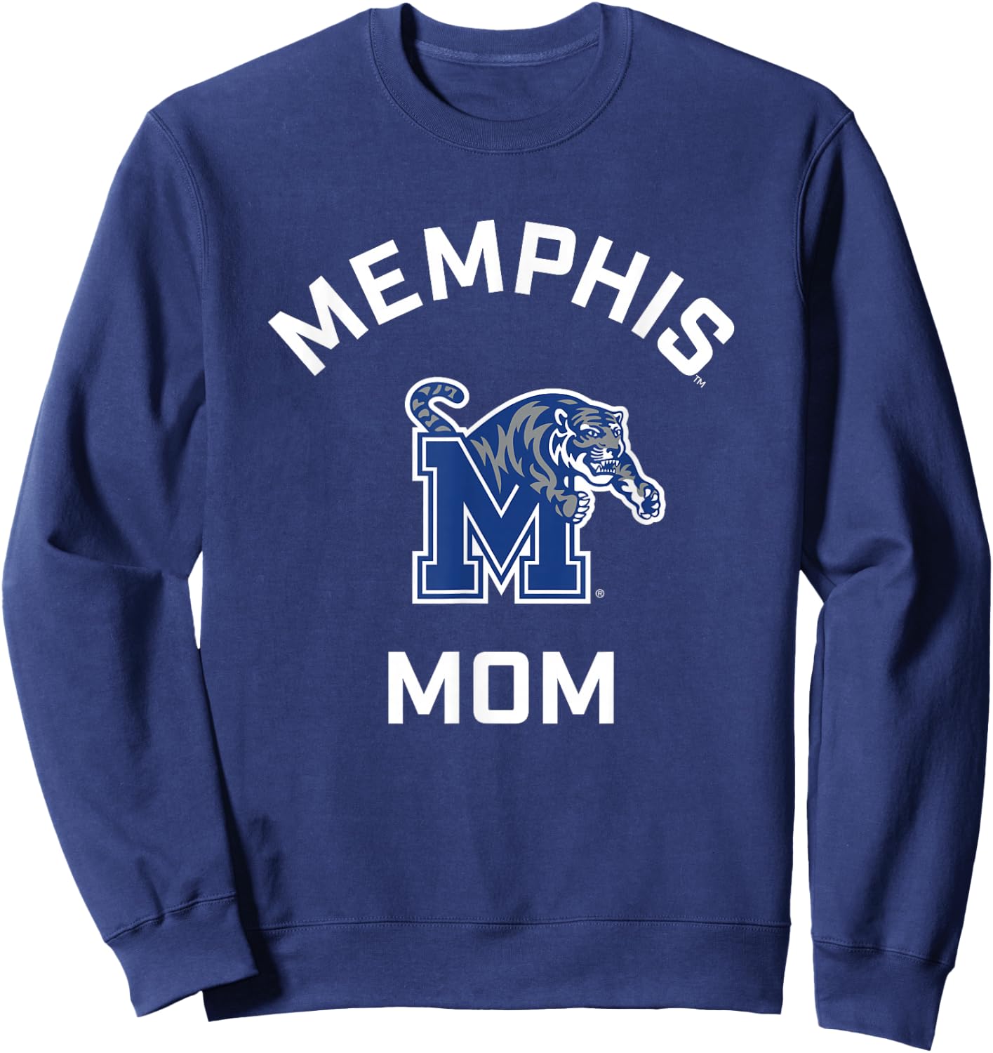 University of Memphis Tigers Arched Mom Sweatshirt - Sweatshirt | Navy