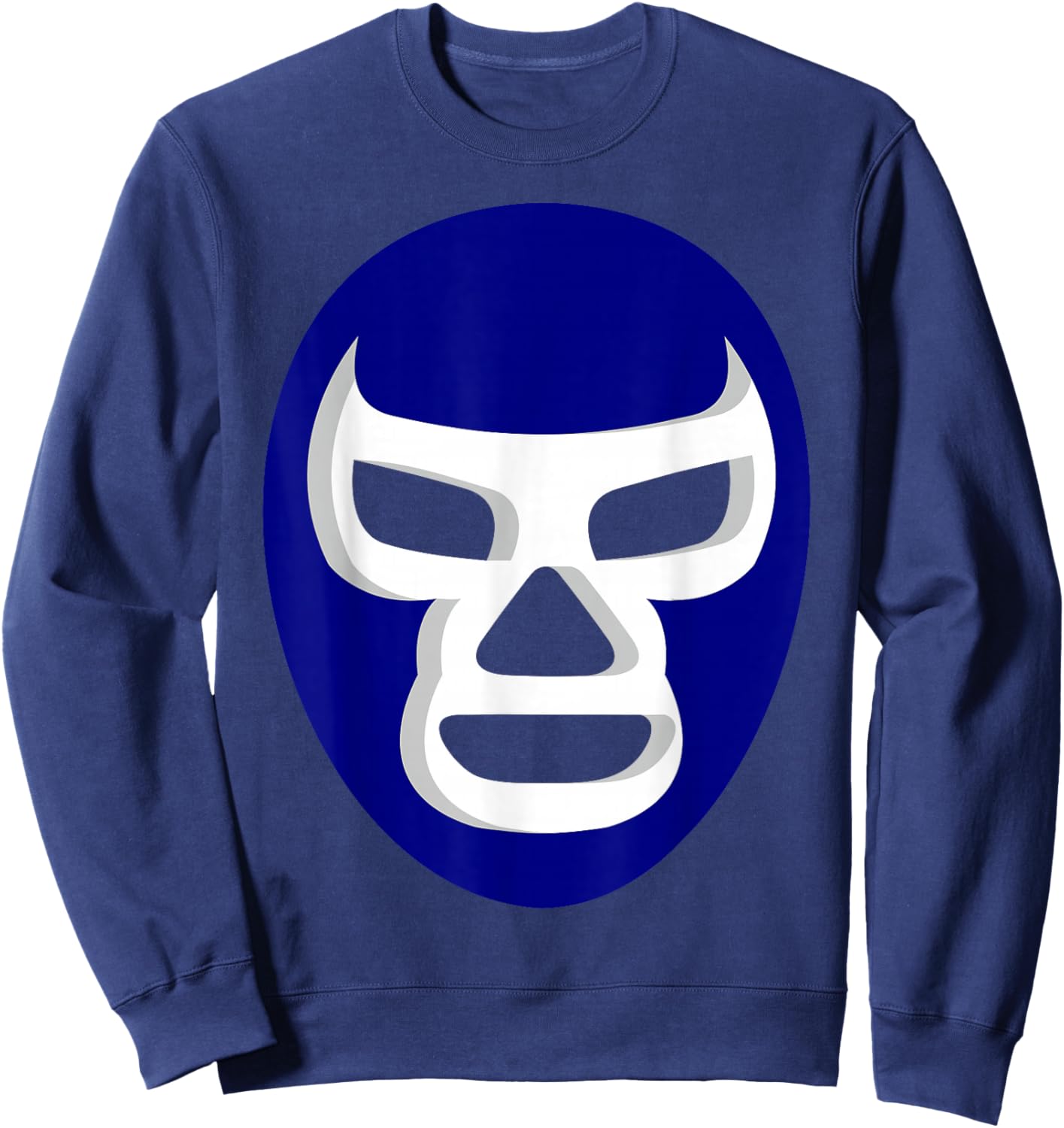 Lucha Libre Mask Mexican Wrestler Blue Demon Shirt Sweatshirt - Sweatshirt | Navy