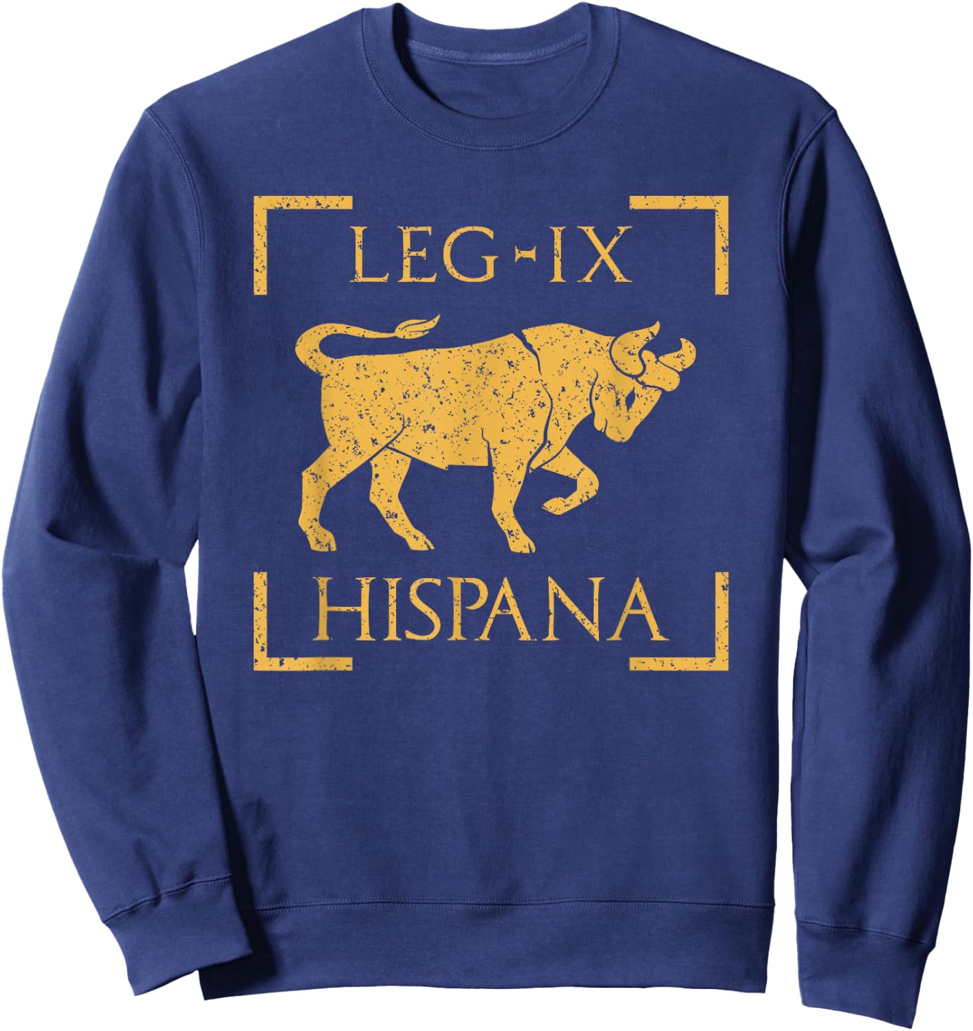 Legio IX Hispana Taurus Emblem Roman Legion Sweatshirt - Sweatshirt | Navy