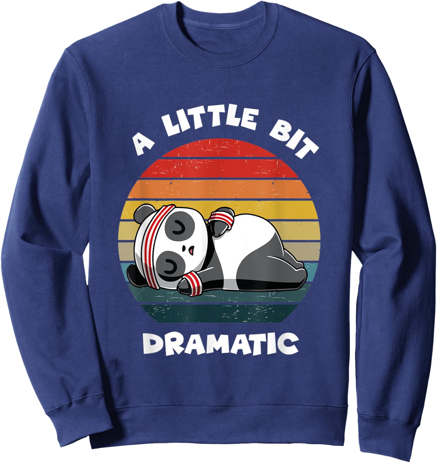 A Little Bit Dramatic Sweatshirt - Sweatshirt | Navy