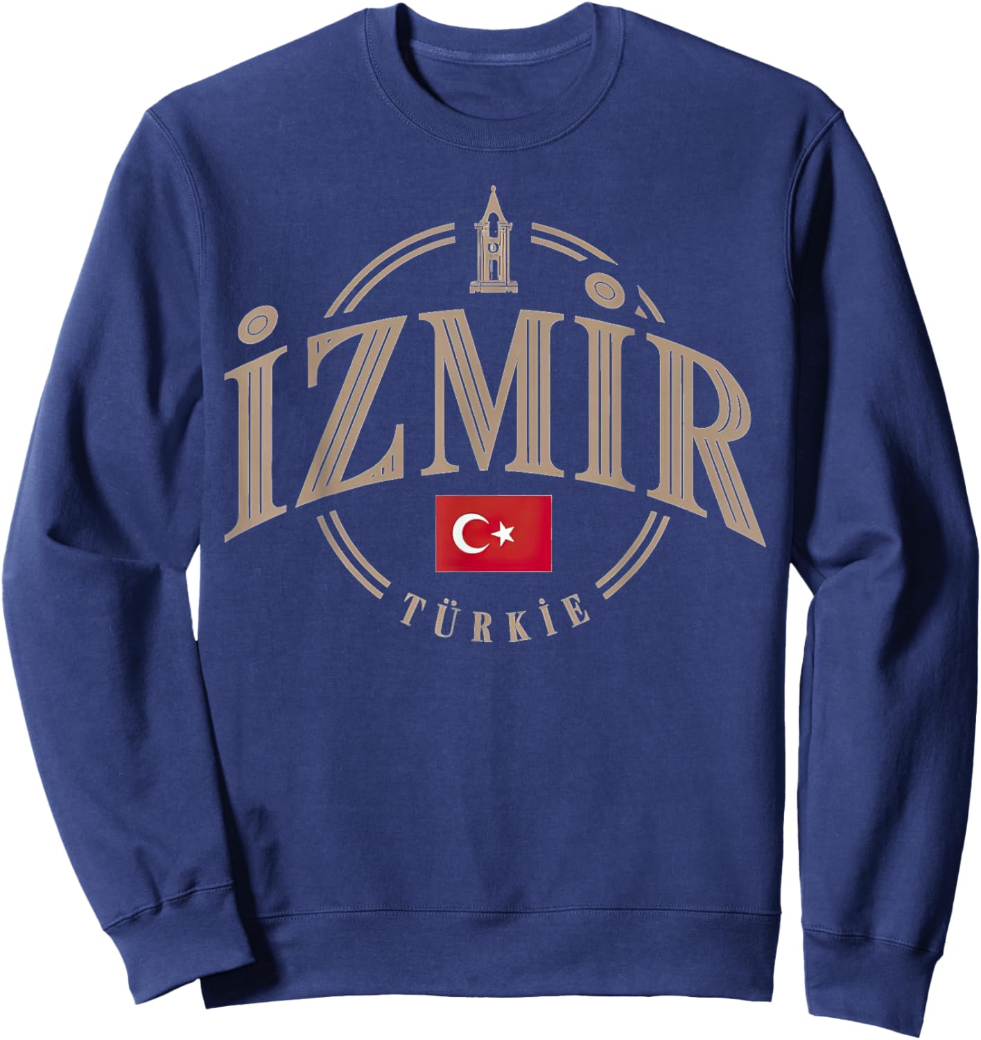 Izmir Türkei Turkey City Iconic Design Sweatshirt - Sweatshirt | Navy
