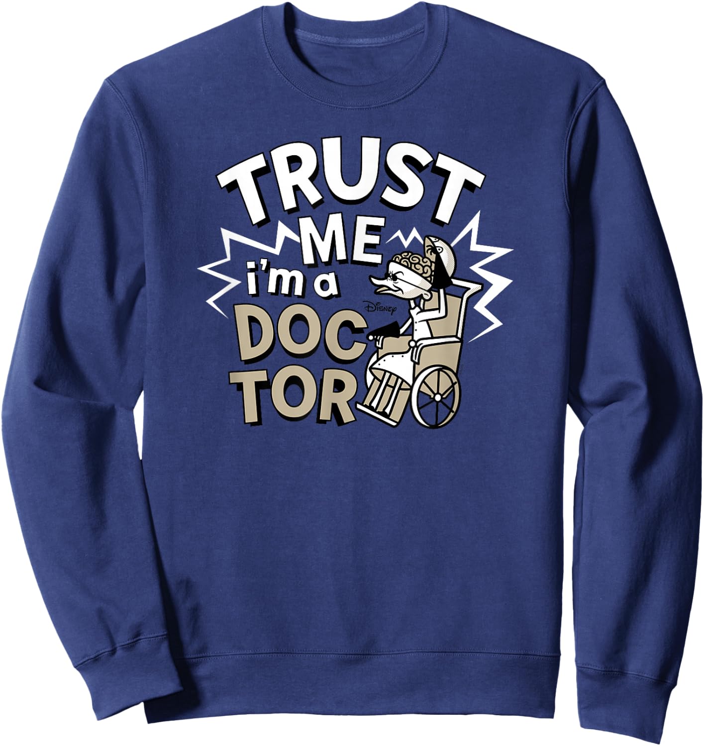Nightmare Before Christmas - Trust Me, I'm A Doctor Sweatshirt - Sweatshirt | Navy