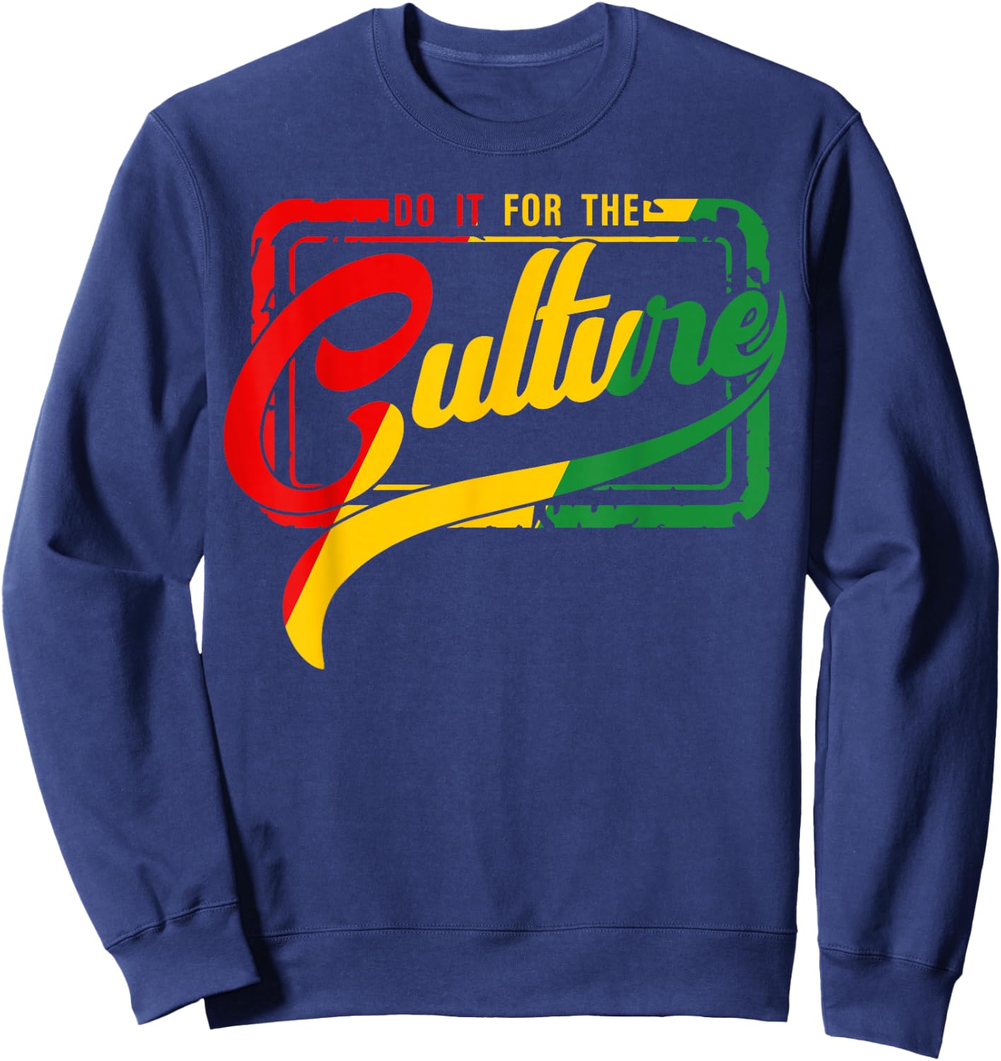 Do It For The Culture Black History Junteenth Free-ish 1865 Sweatshirt - Sweatshirt | Navy