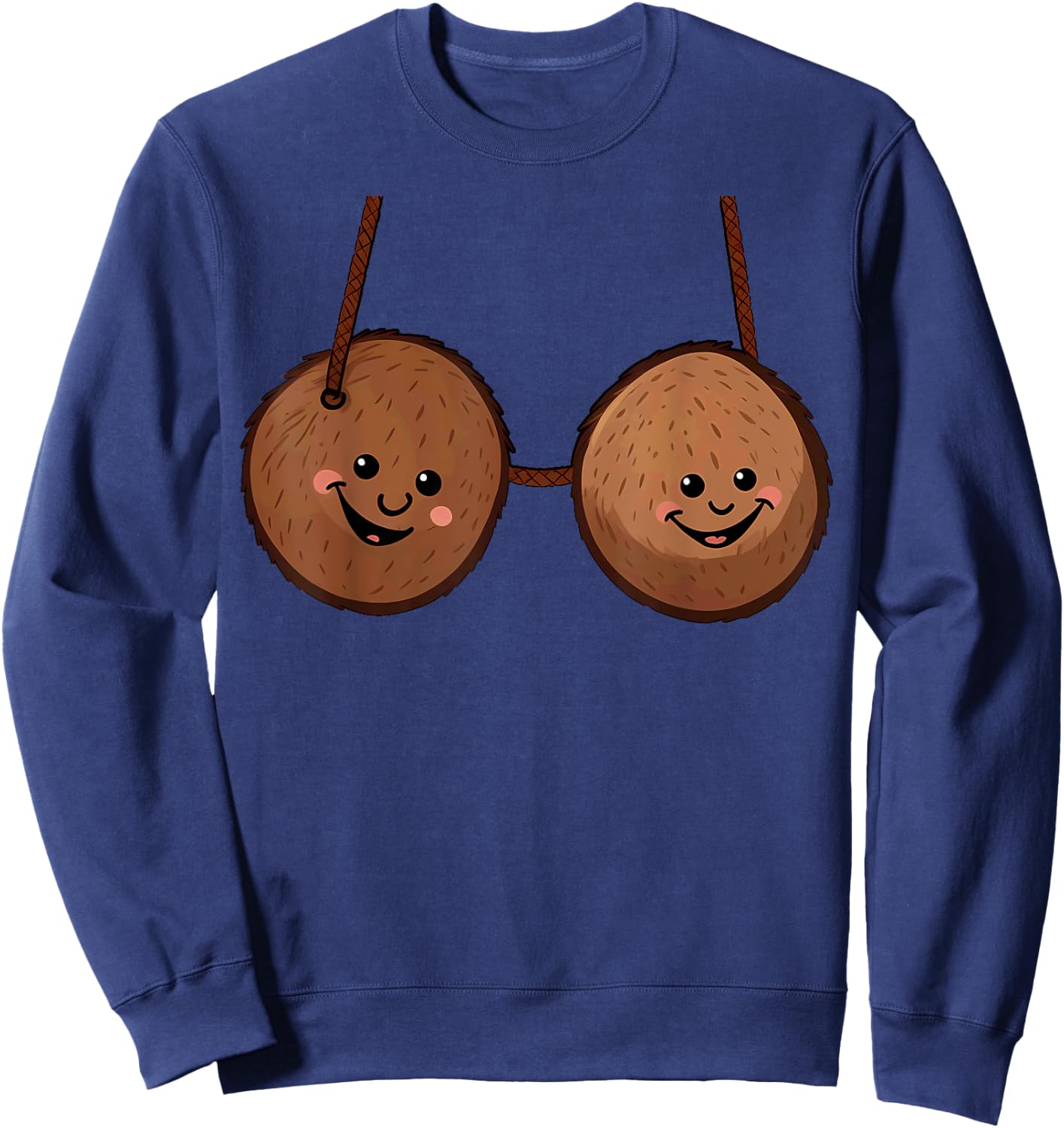 Summer Coconuts Bra Halloween Costume Men Women Sweatshirt - Sweatshirt | Navy