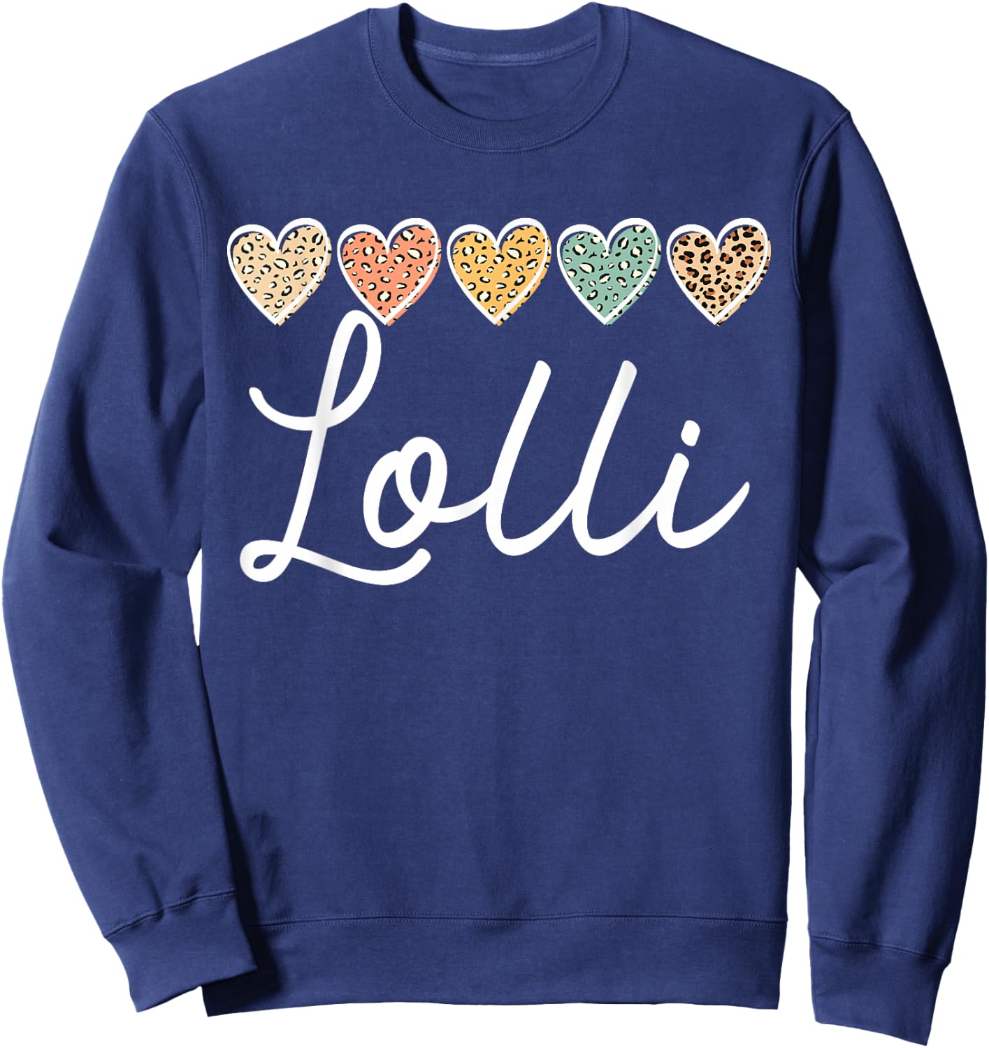 Lolli for Grandma Grandmother Announcement Sweatshirt - Sweatshirt | Navy