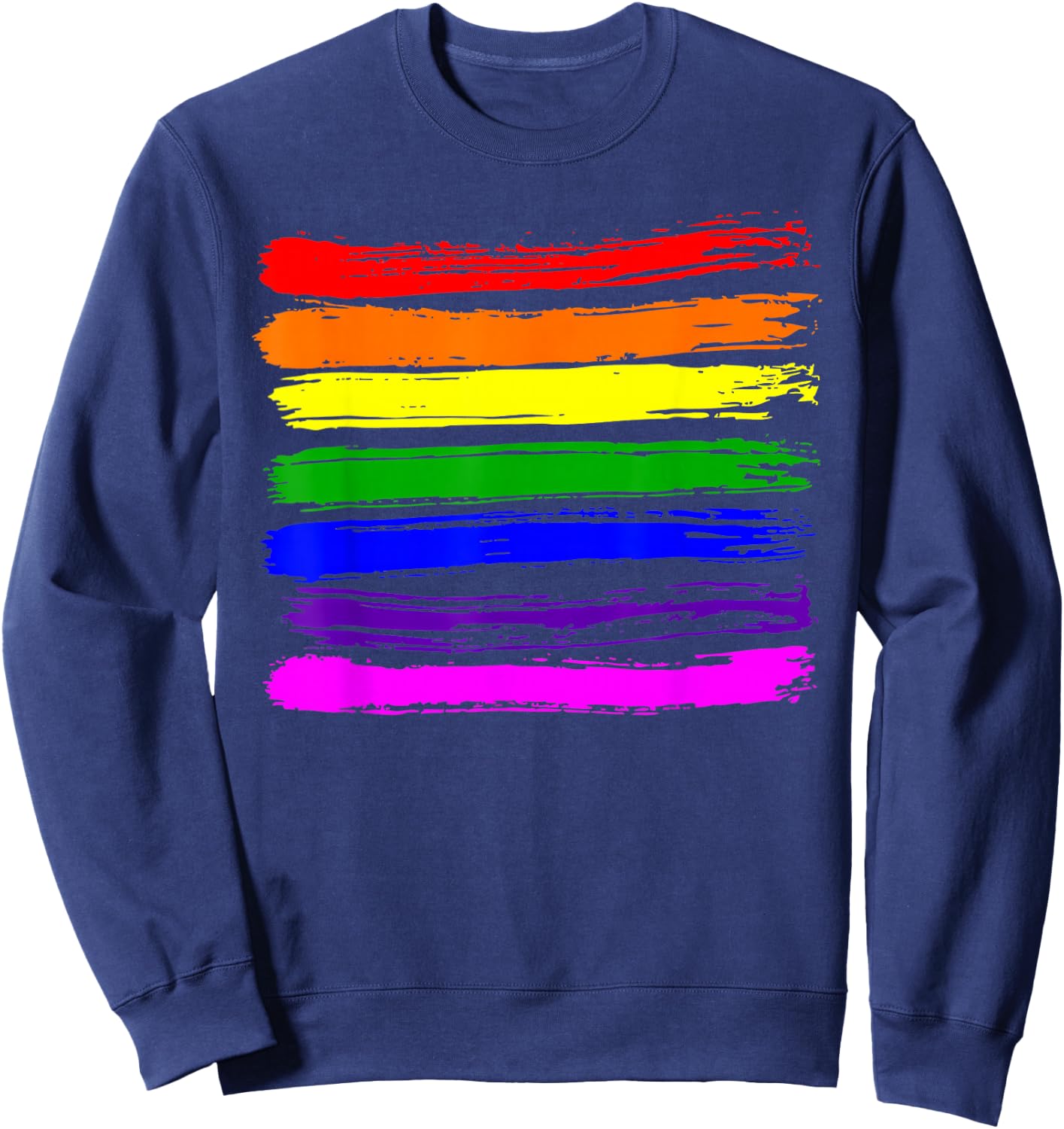 LGBT Gay Pride Flag Shirt - Gay Pride 2026 Sweatshirt - Sweatshirt | Navy