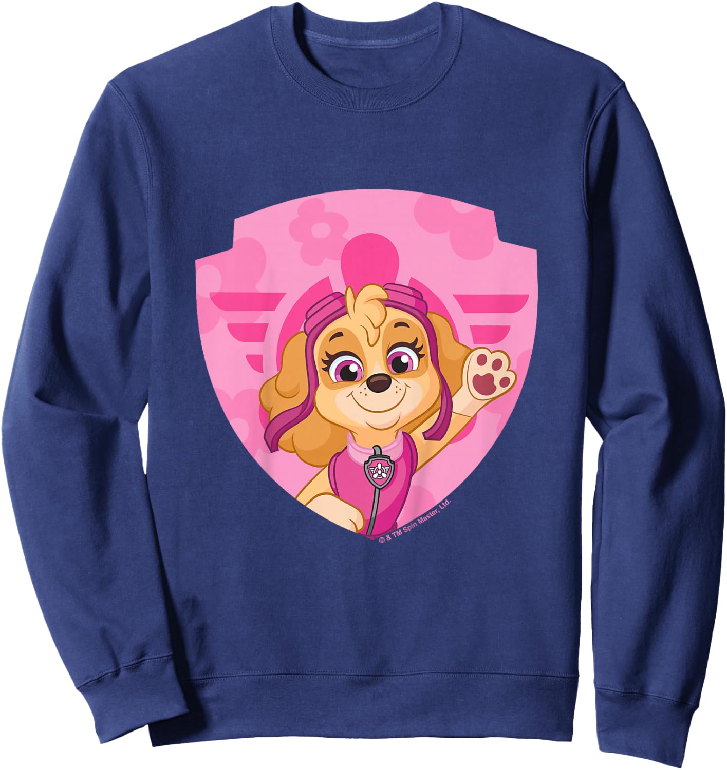 PAW Patrol Skye Big Chest Shield Emblem Sweatshirt - Sweatshirt | Navy