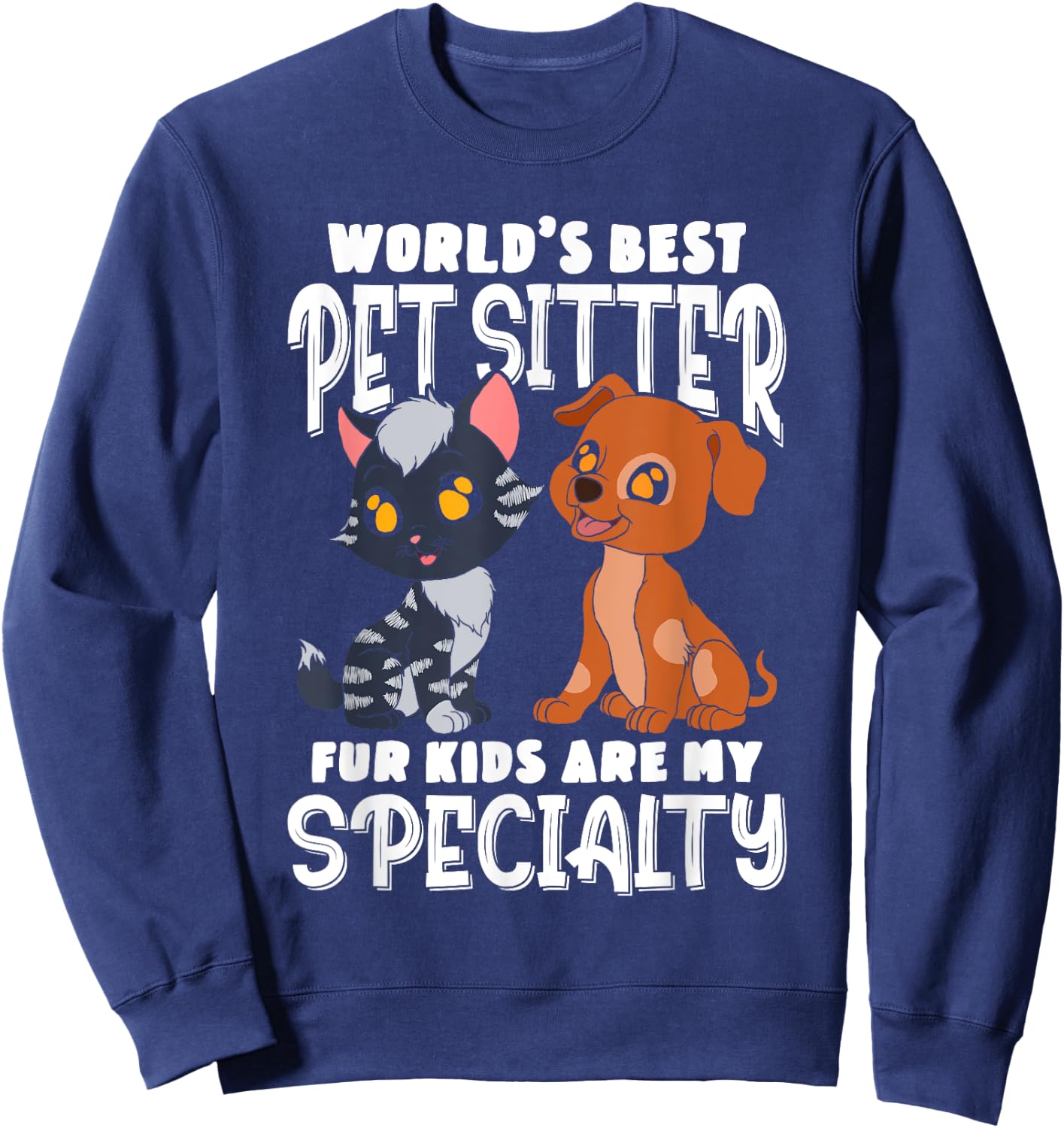 World's Best Pet Sitter Sweatshirt - Sweatshirt | Navy